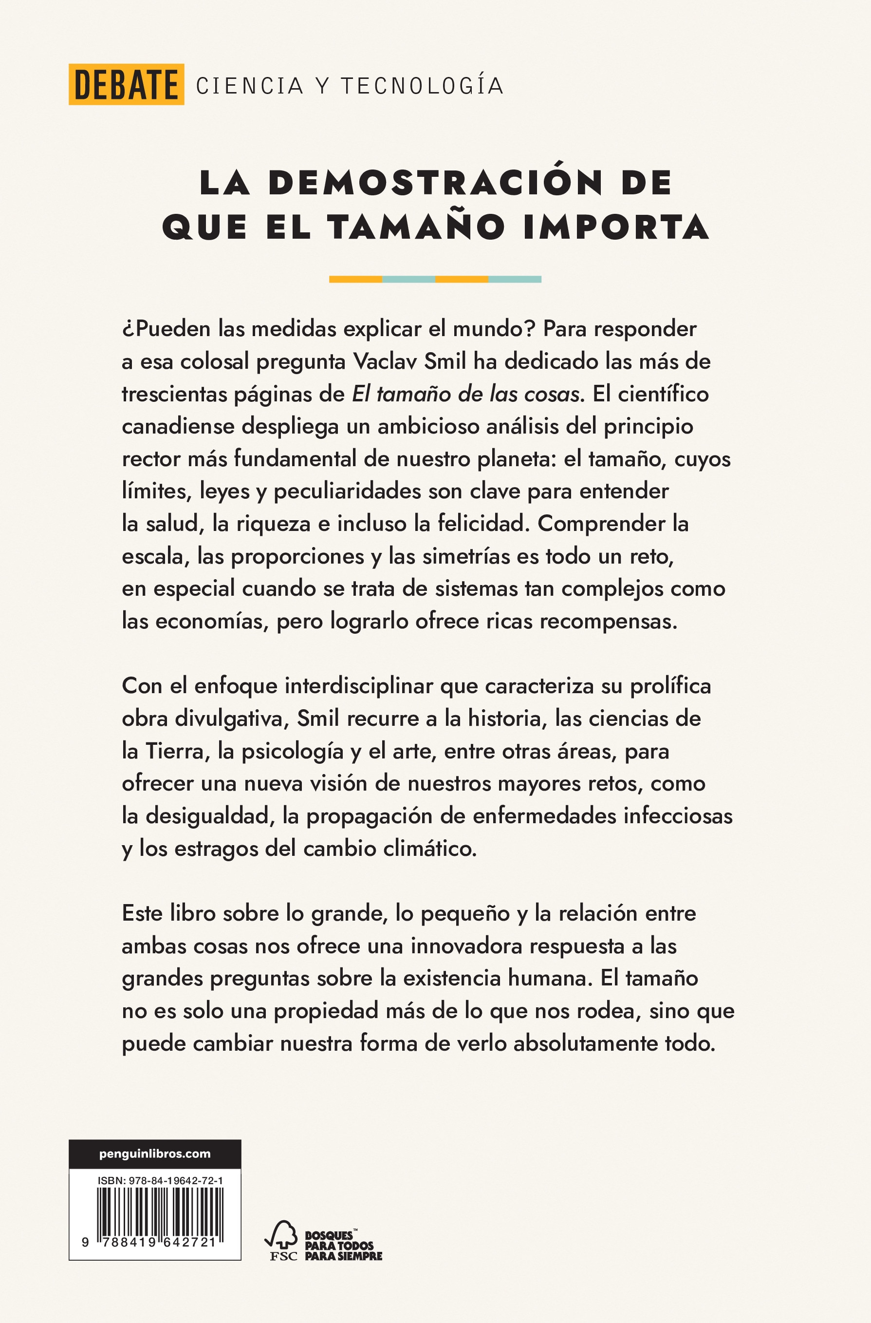 El tamaño de las cosas: Una explicación del mundo (Capa mole) 2