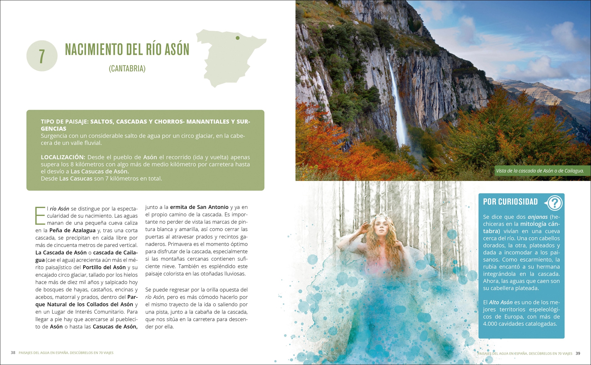 Paisajes del agua en España: Descúbrelos en 70 viajes (Capa mole com abas) 2