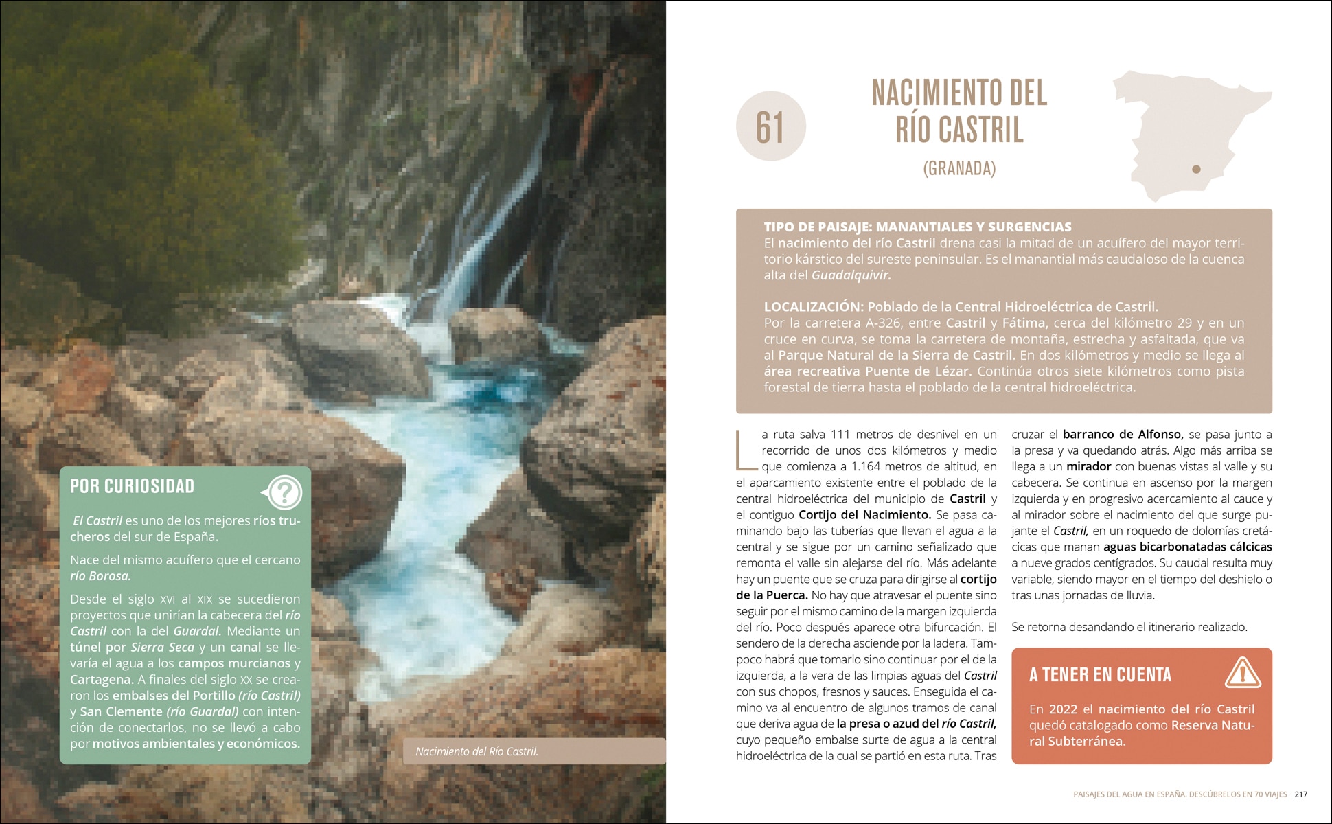 Paisajes del agua en España: Descúbrelos en 70 viajes (Capa mole com abas) 8