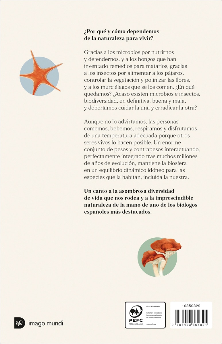 Gracias a la vida: La naturaleza indispensable (Capa mole com abas) 2