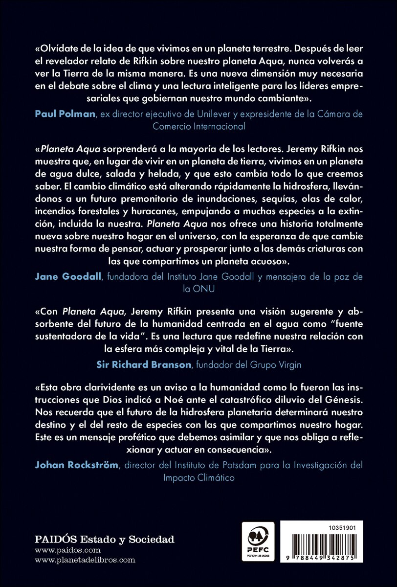 Planeta Aqua: Repensar nuestro hogar en el universo (Capa mole com abas) 2