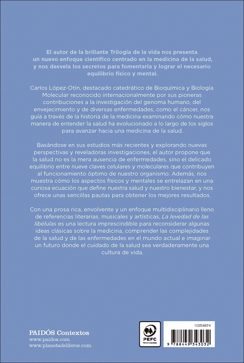 La levedad de las libélulas: Hacia la medicina de la salud. Un nuevo enfoque para lograr el equilibrio físico y mental (Capa mole com abas) 2