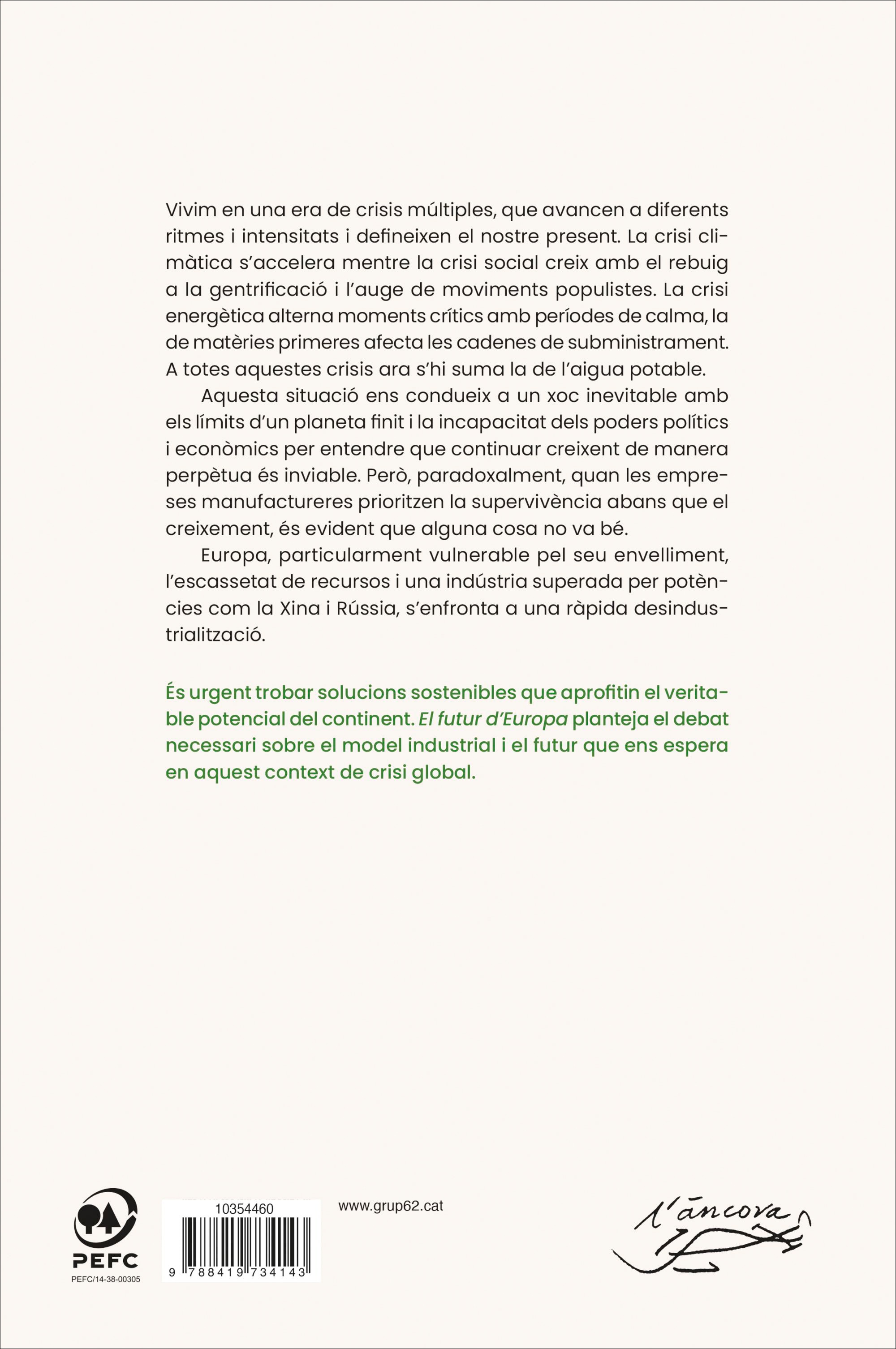 El futur d'Europa: Com decréixer per a una reindustrialització urgent (Capa mole com abas) 2