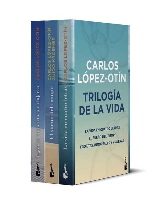 Imagem 0 de Pack Trilogía de la vida: Contiene La vida en cuatro letras + El sueño del tiempo + Egoístas, inmortales y viajeras (Bolso)