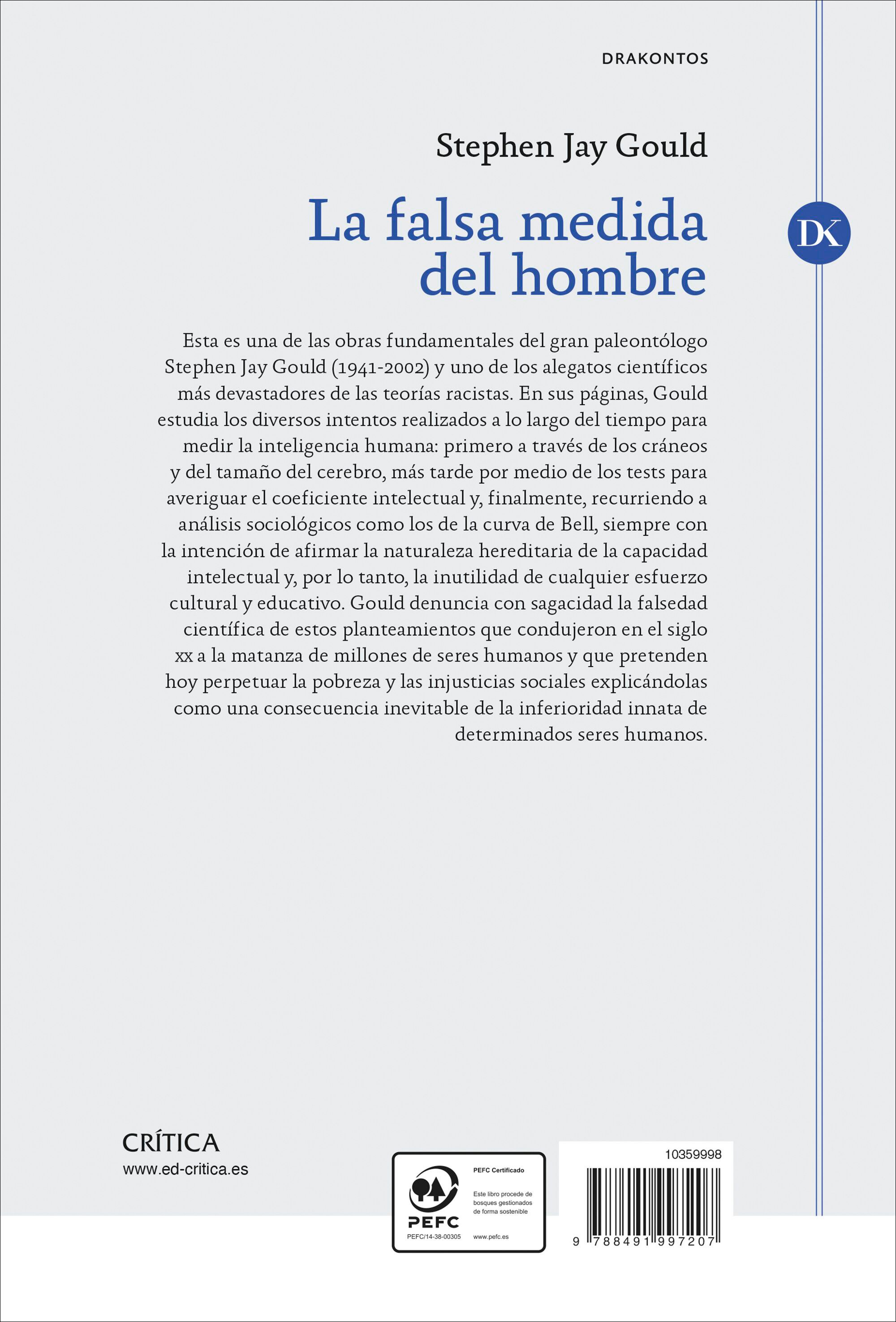 La falsa medida del hombre (Capa mole com abas) 2