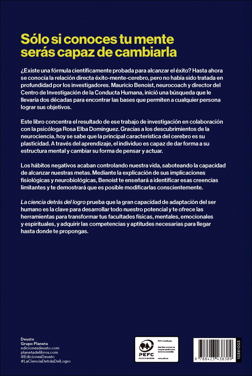 La ciencia detrás del logro: Aprende a desarrollar los hábitos, aptitudes, conocimientos y habilidades que te permitirán consegu (Capa mole com abas) 2