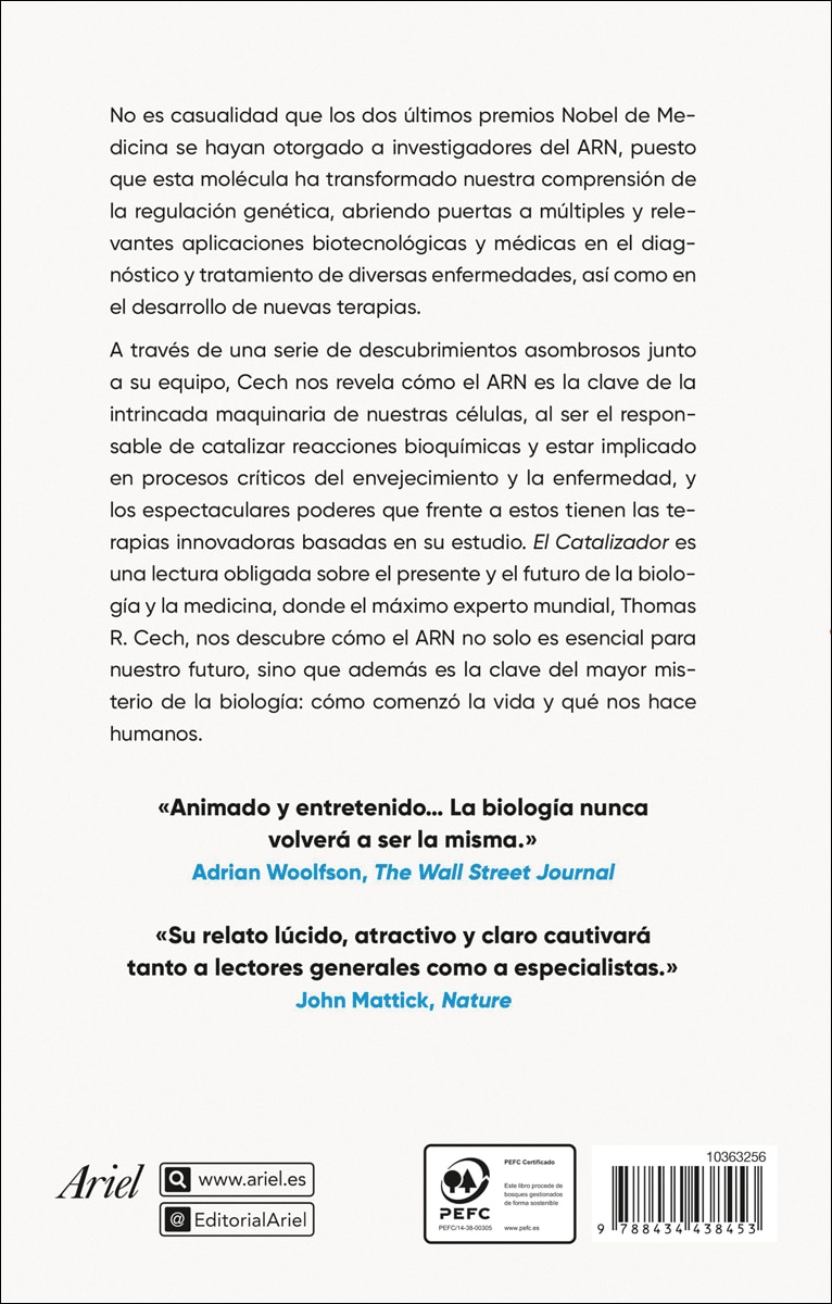 El catalizador: Cómo el ARN se convirtió en la clave del origen y el futuro de la vida (Capa mole com abas) 2