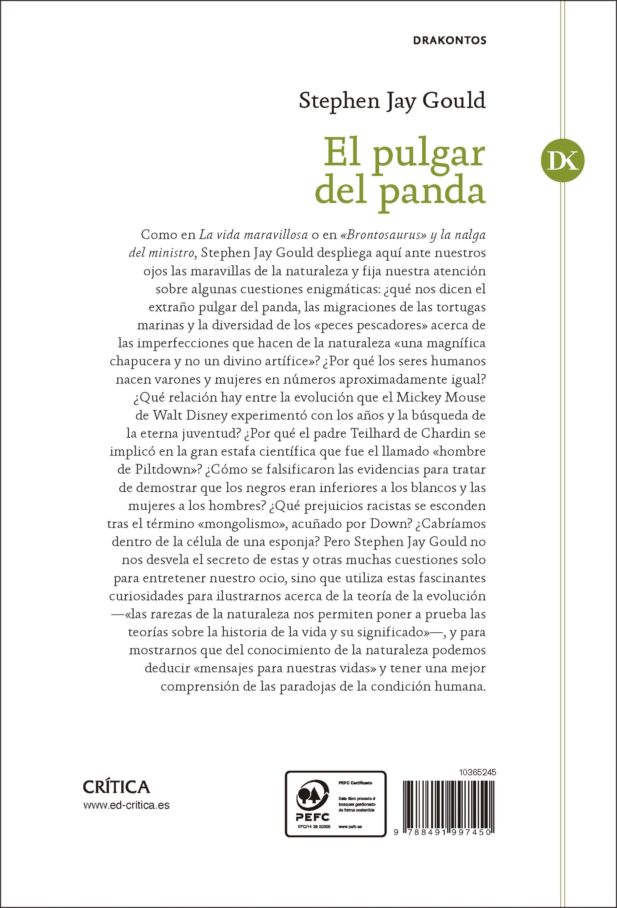 El pulgar del panda (Capa mole com abas) 2