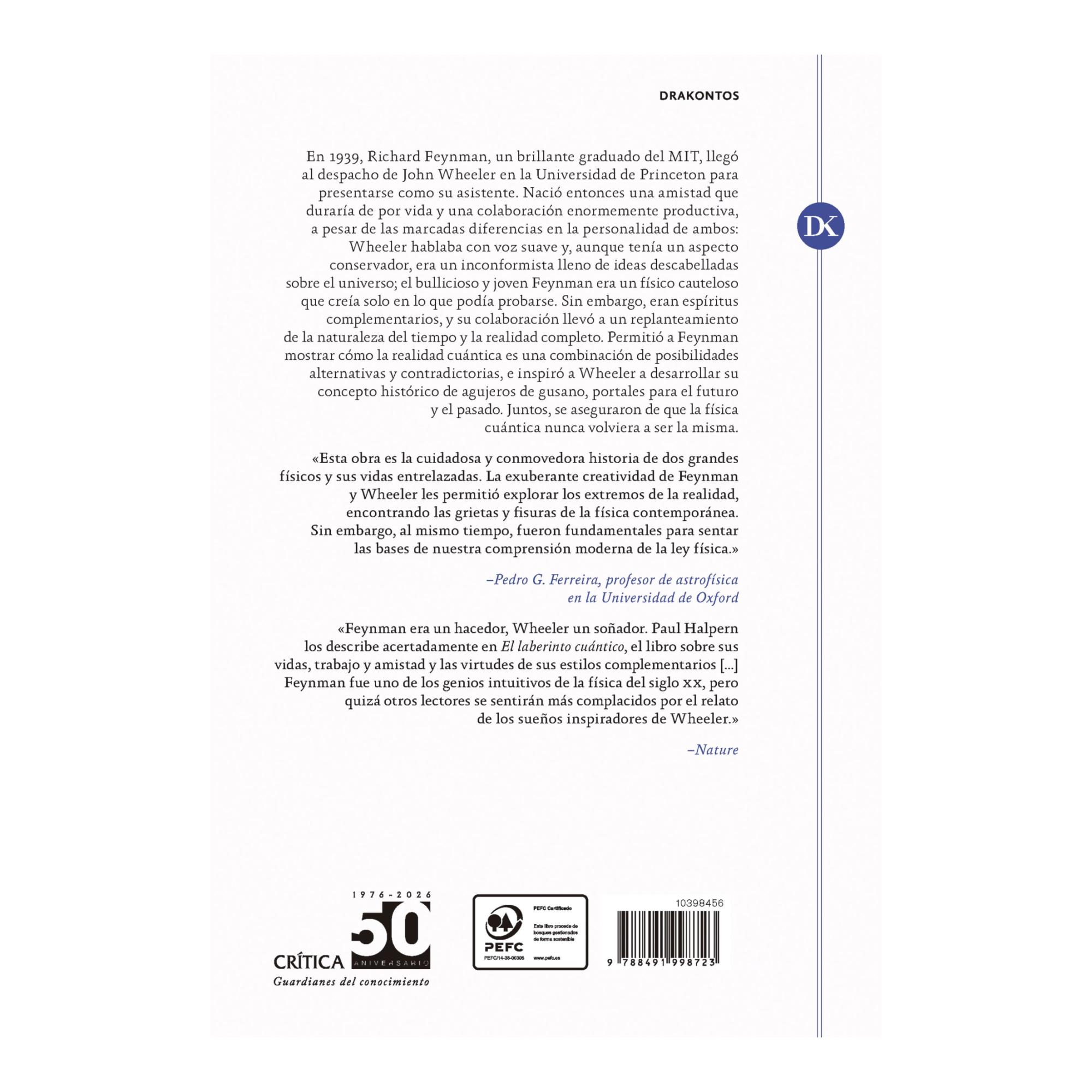 El laberinto cuántico: Cómo Richard Feynman y John Wheeler revolucionaron el tiempo y la realidad (Capa mole com abas) 2