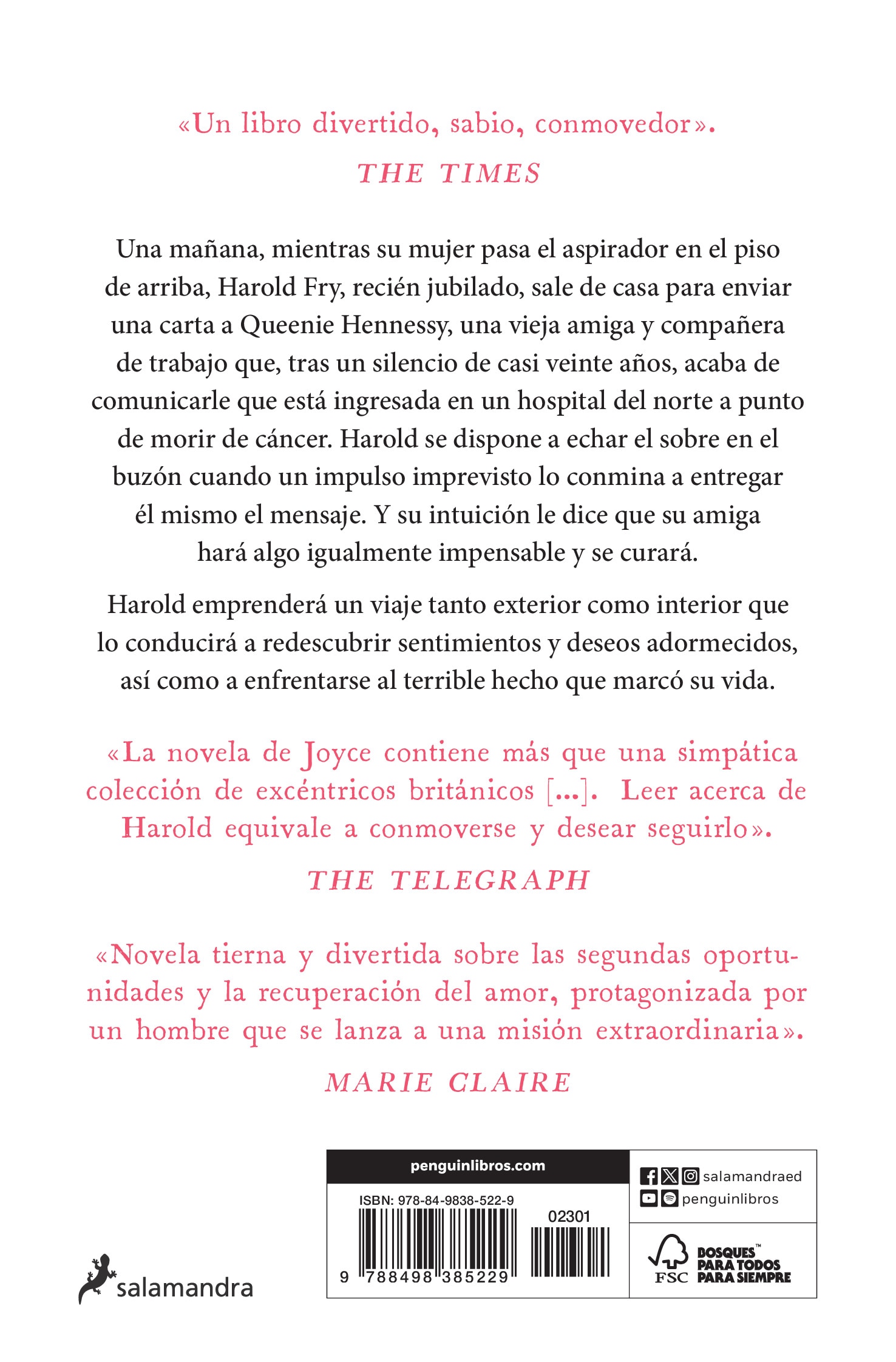 El insólito peregrinaje de Harold Fry (Bolsillo) (Tapa blanda) 2