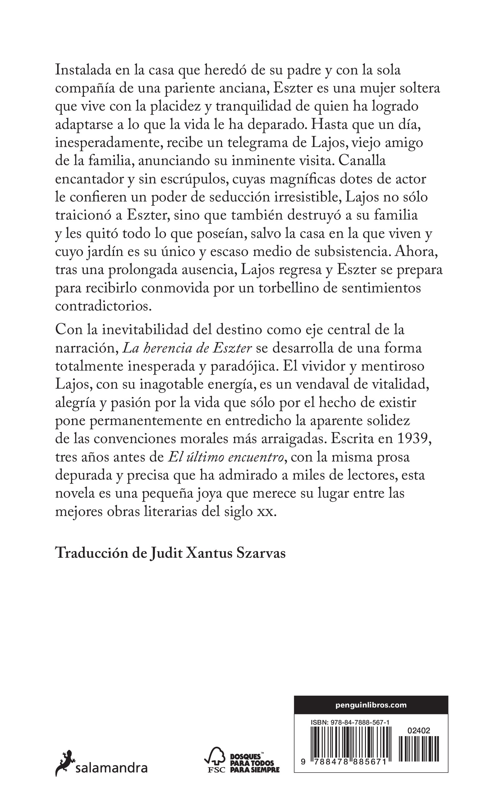 La herencia de Eszter (Tapa blanda) 2