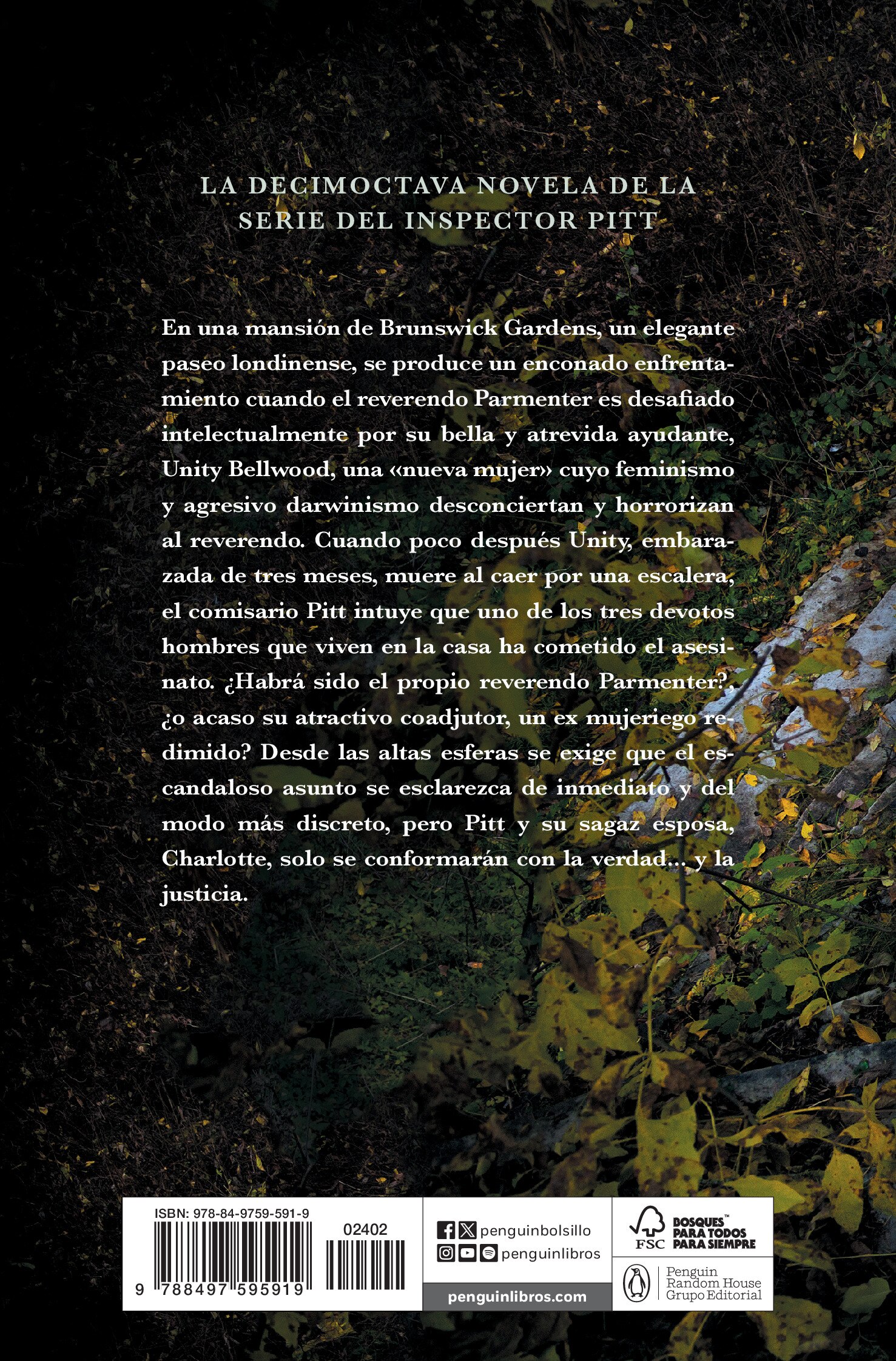 El misterio de Brunswick Gardens (Inspector Thomas Pitt 18) (Bolso) (Capa mole) 2