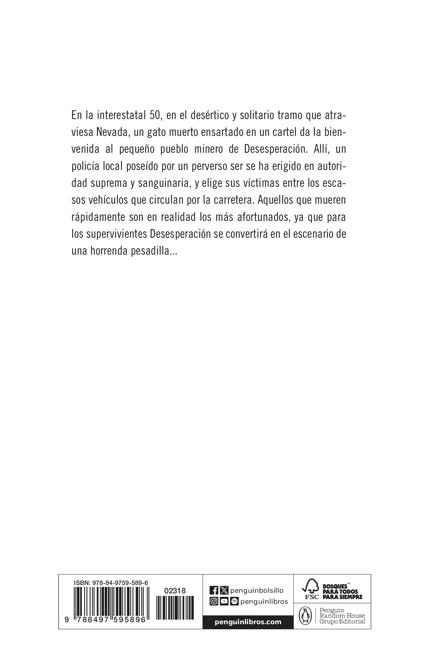 Desesperación (Bolsillo) (Tapa blanda) 2