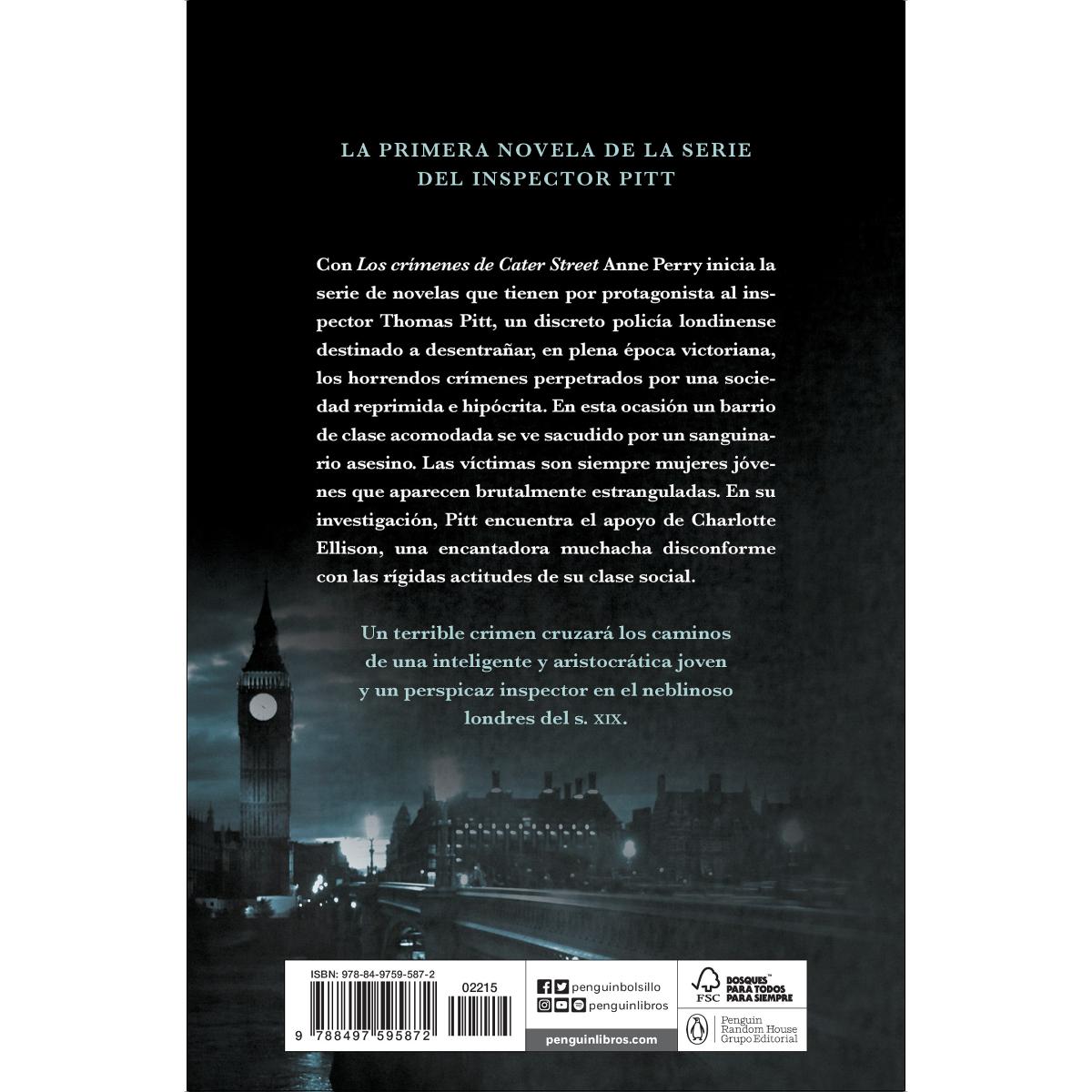 Los crímenes de cater street (inspector thomas pitt 1)(Bolsillo) (Tapa blanda) 2