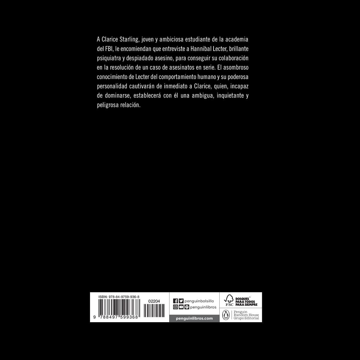 El silencio de los corderos (hannibal lecter 2)(Bolsillo) (Tapa blanda) 2