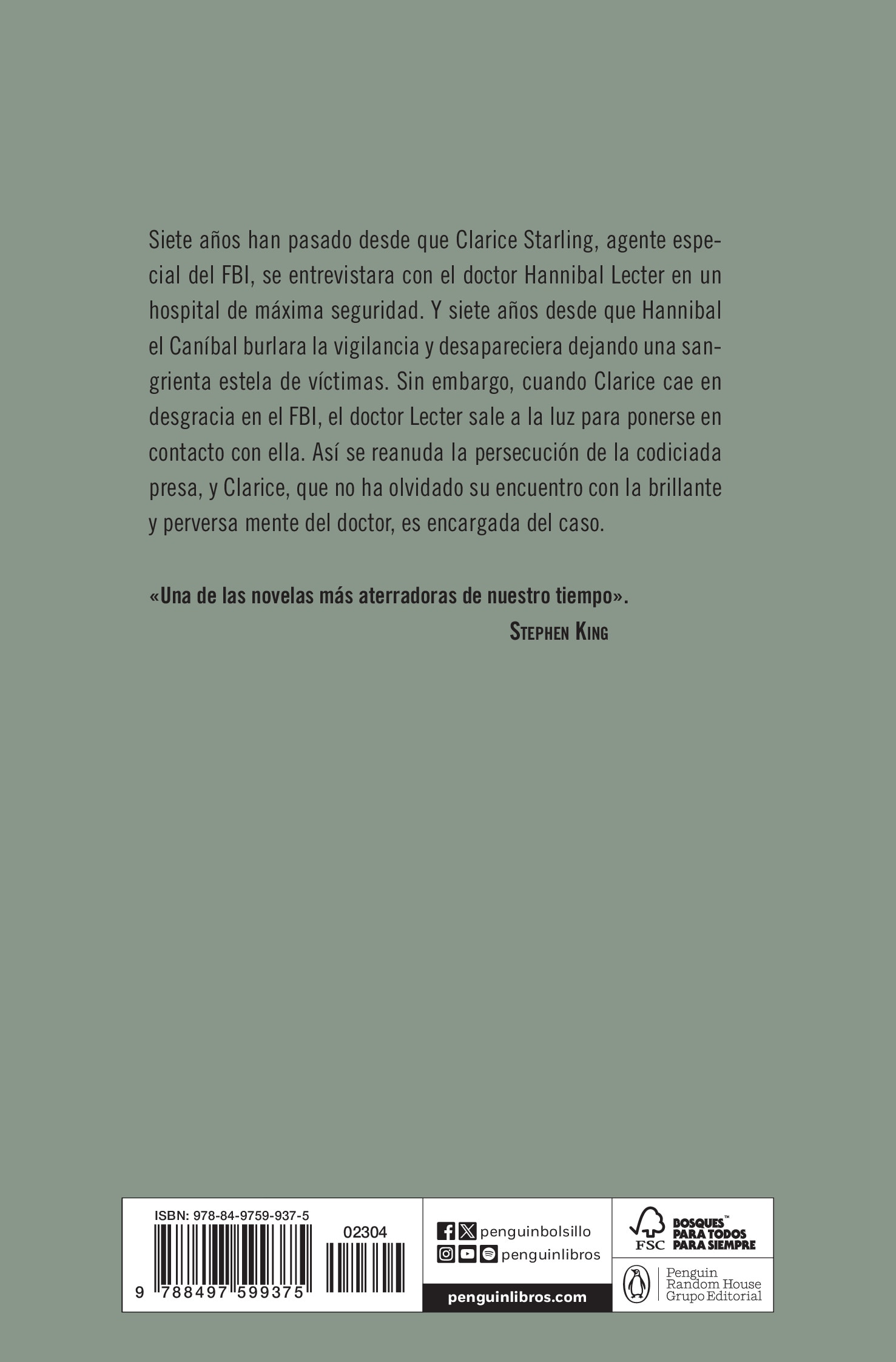 Hannibal (hannibal lecter 3)(Bolsillo) (Tapa blanda) 2