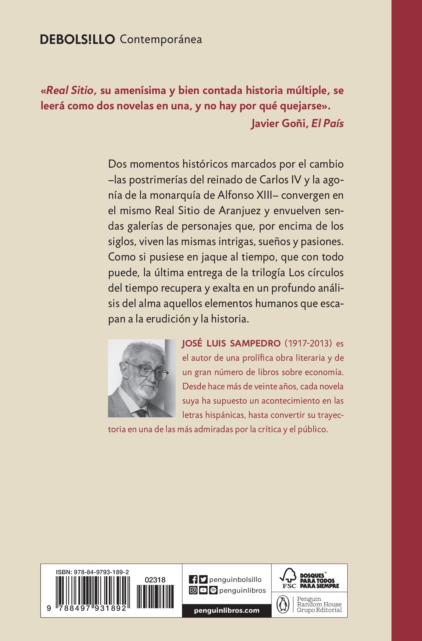 Real sitio (Los círculos del tiempo 3)  (Bolsillo) (Tapa blanda) 2