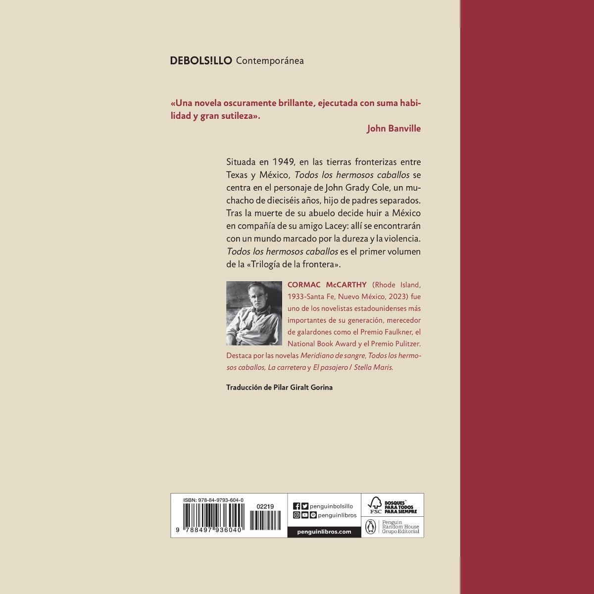Todos los hermosos caballos (Trilogía de la frontera 1) (Tapa blanda Bolsillo) 2