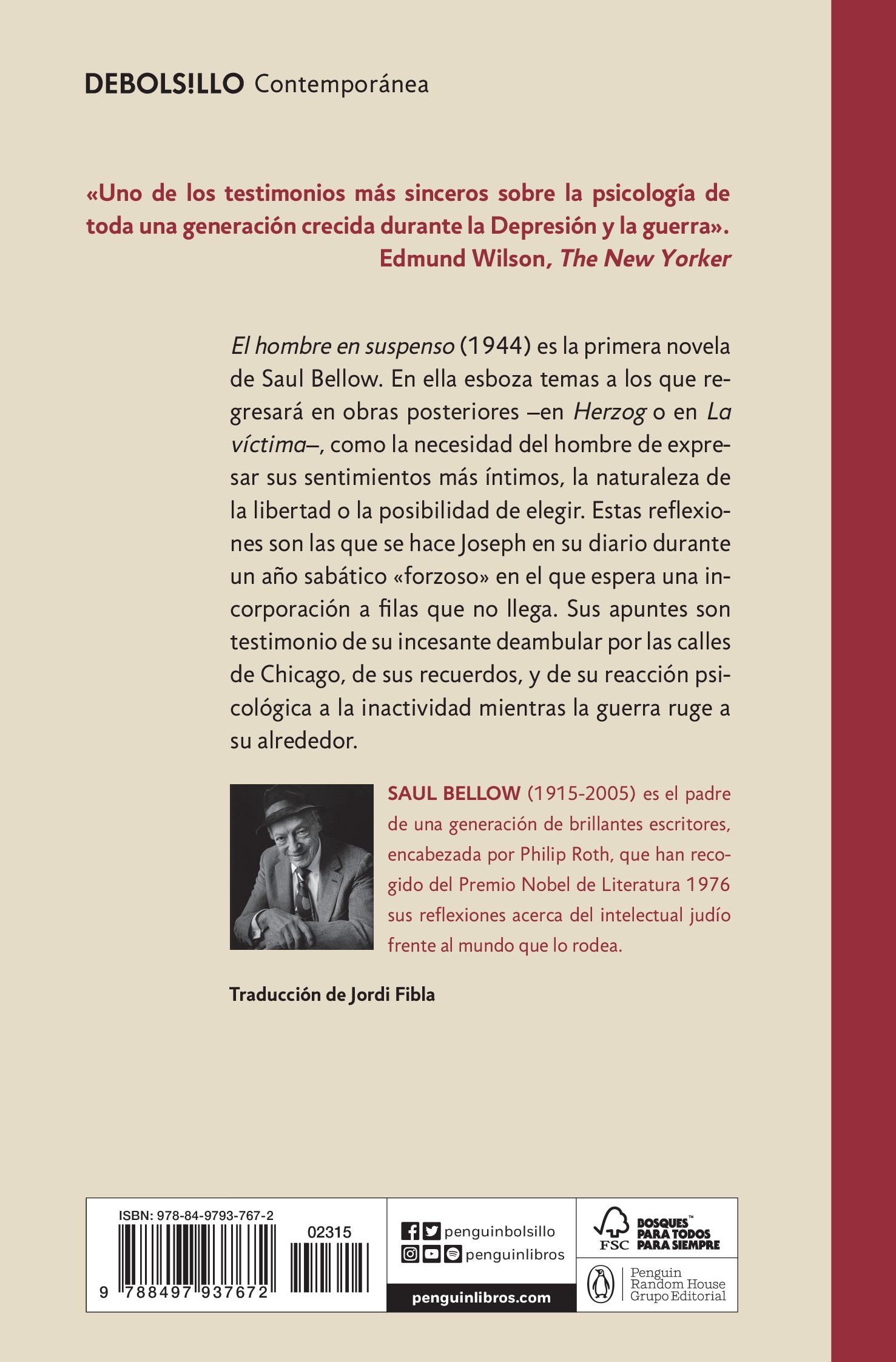 El hombre en suspenso(Bolsillo) (Tapa blanda) 2