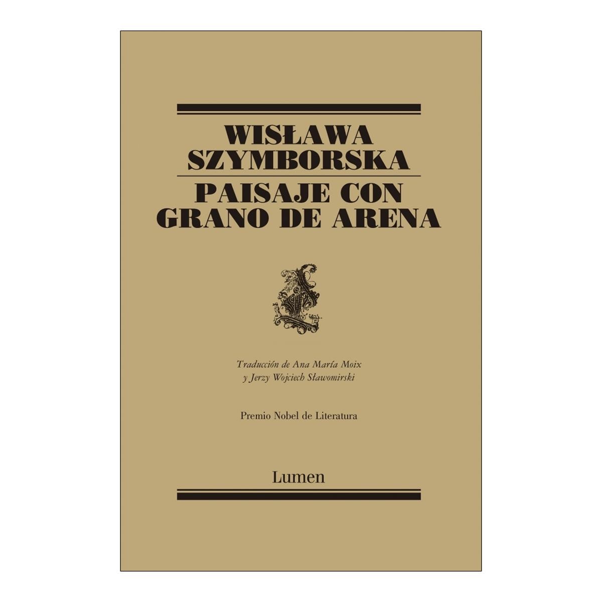 Imagen 0 de Paisaje con grano de arena (Tapa blanda)