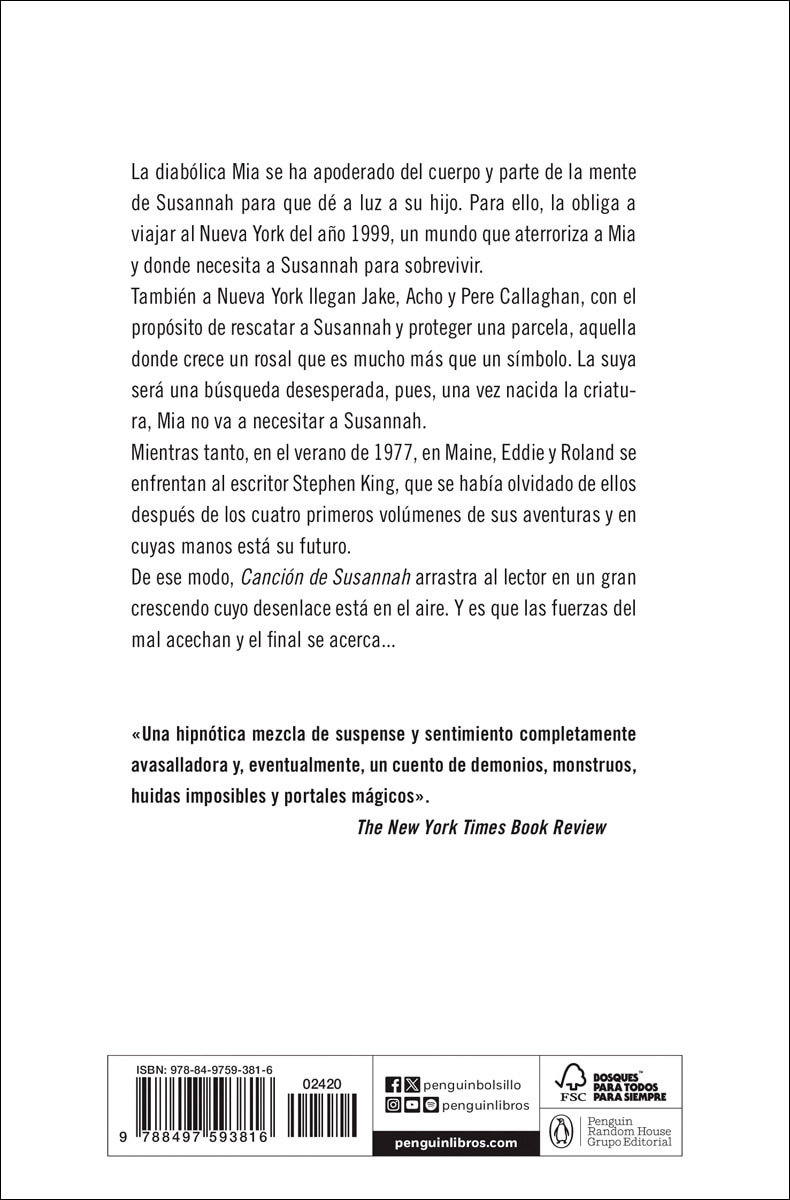 Canción de Susannah (La Torre Oscura 6) (Bolso) (Capa mole) 2