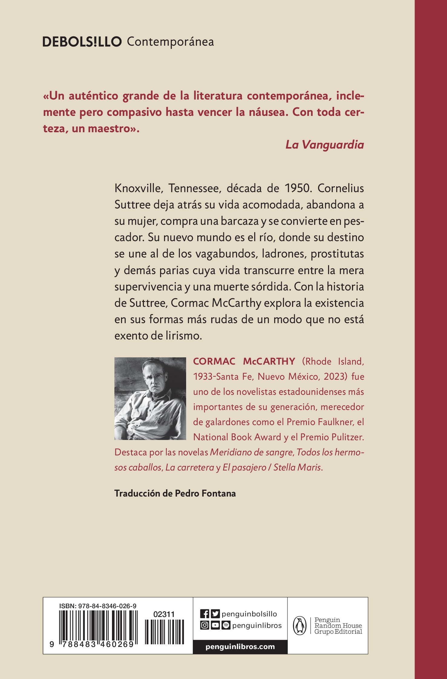 Suttree (Tapa blanda Bolsillo) 2