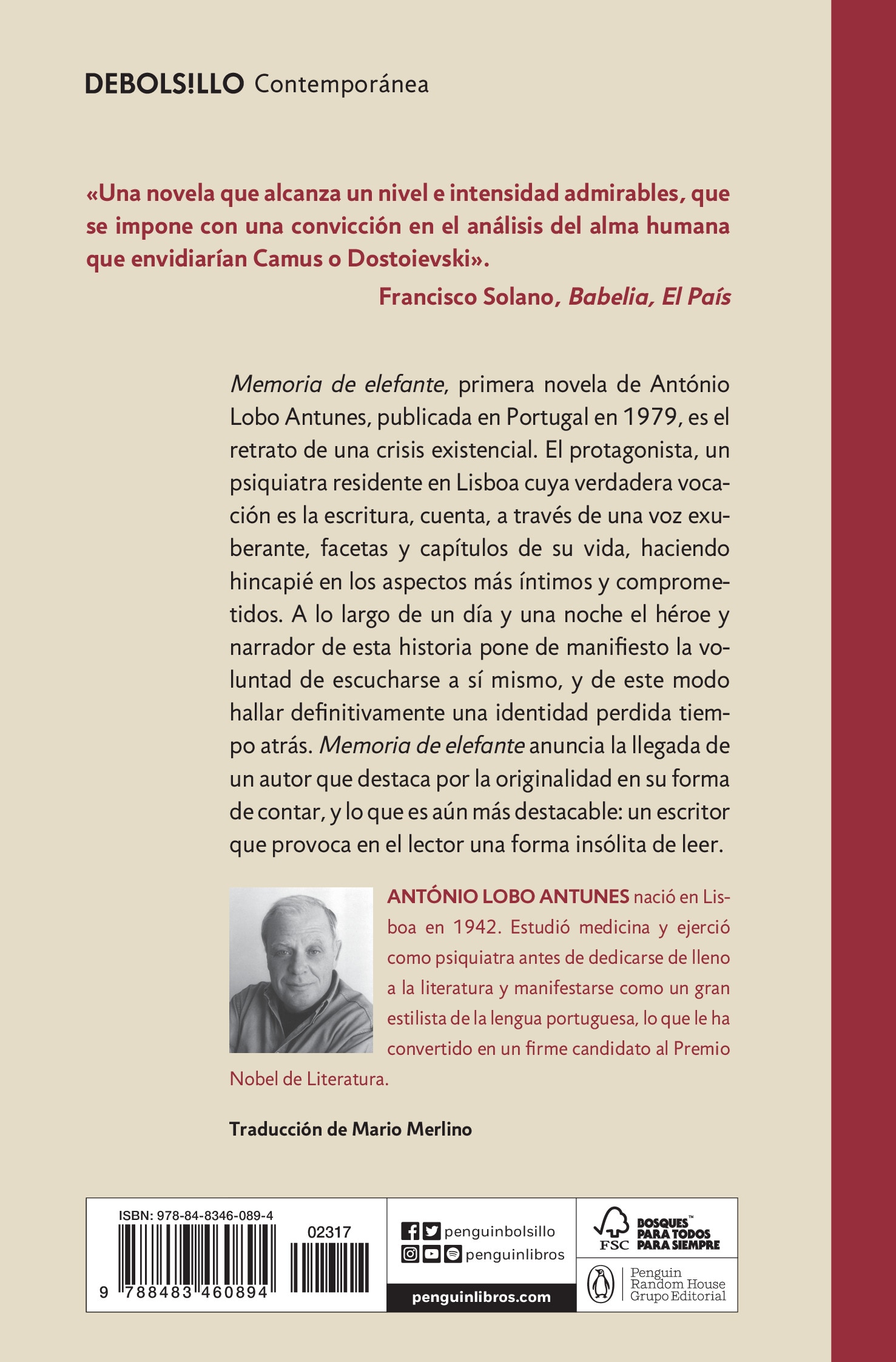 Memoria de elefante(Bolsillo) (Tapa blanda) 2