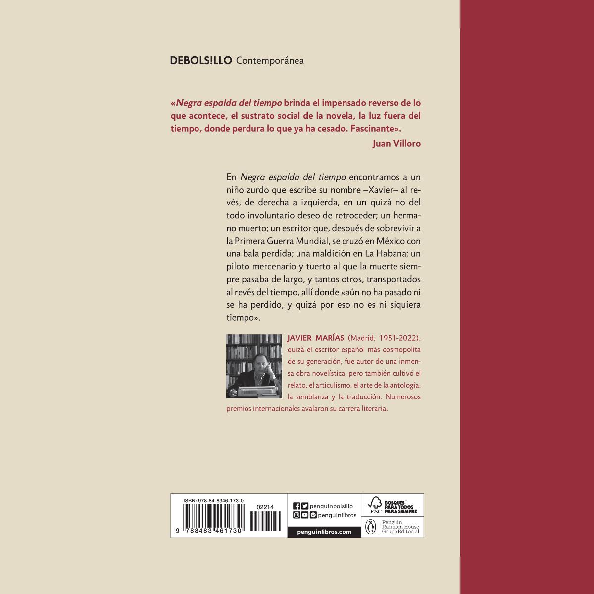 NEGRA ESPALDA DEL TIEMPO (Tapa blanda Bolsillo) 2