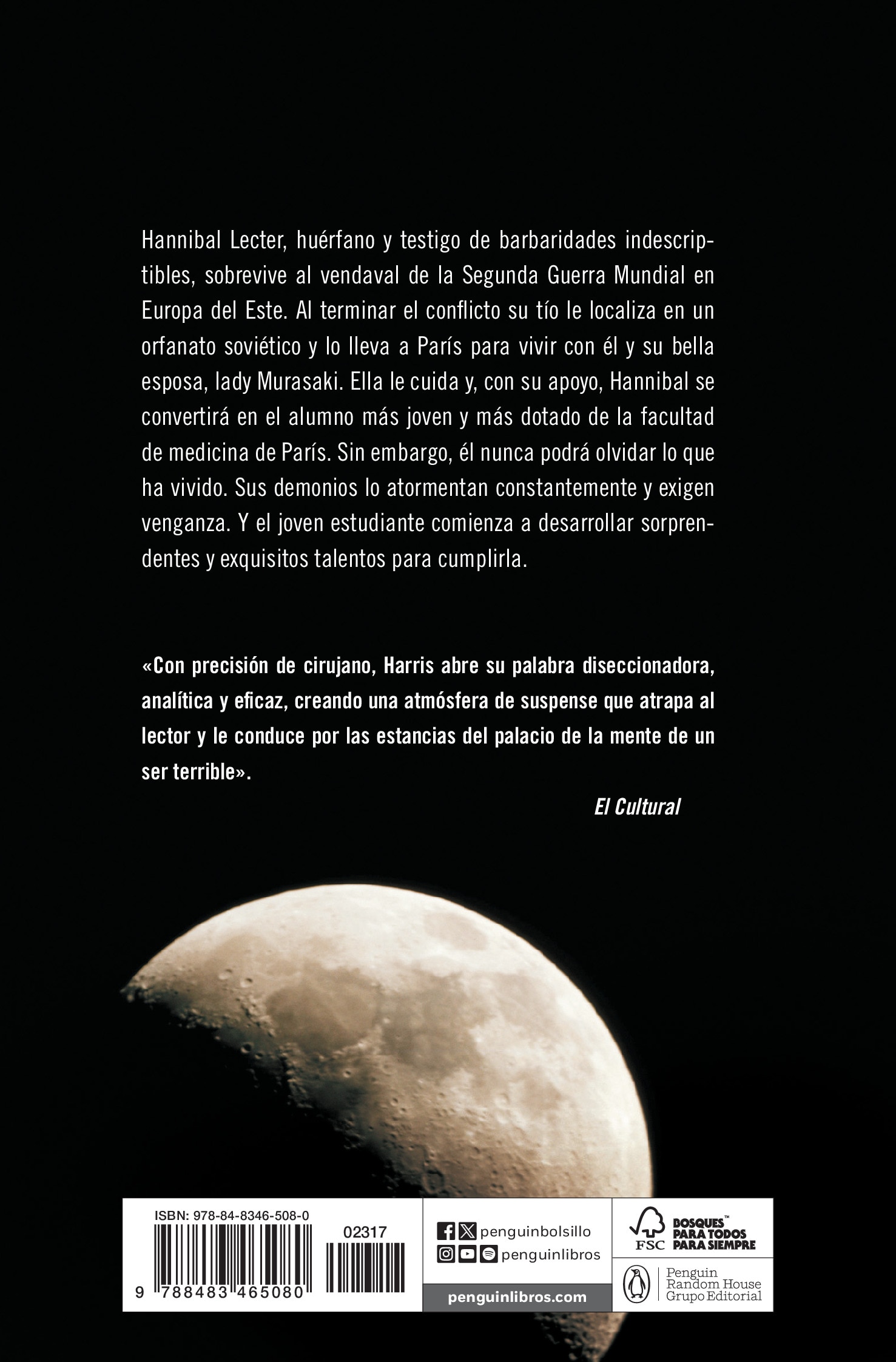Hannibal, el origen del mal (Hannibal Lecter 4) (Bolso) (Capa mole) 2