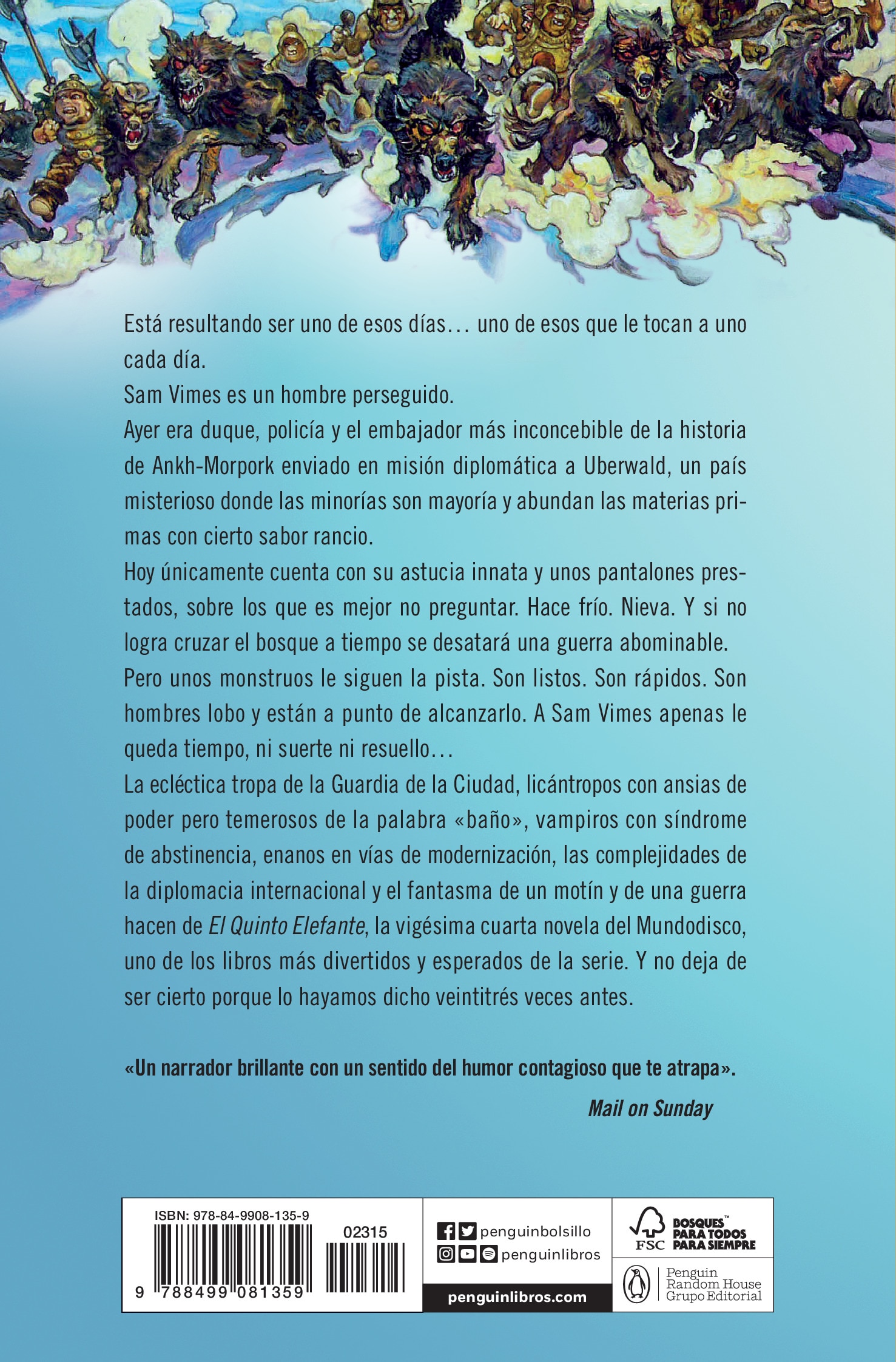 El Quinto Elefante (Mundodisco 24)  (Bolsillo) (Tapa blanda) 2