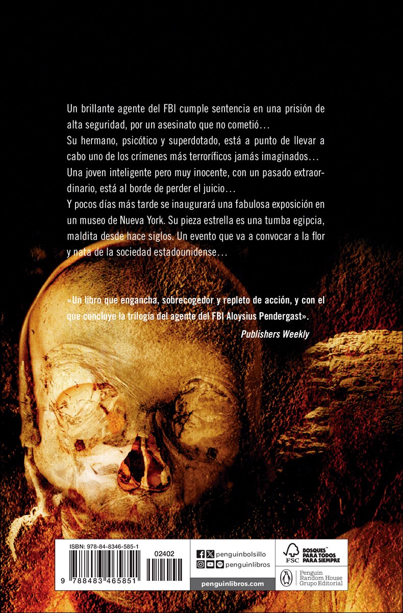 El libro de los muertos (Inspector Pendergast 7) (Bolso) (Capa mole) 2