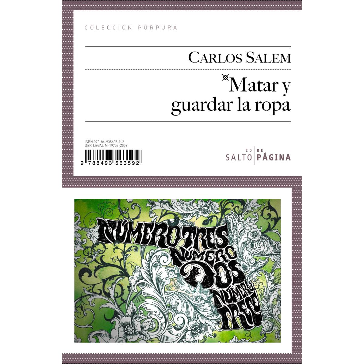 Imagem 0 de Matar y guardar la ropa (Capa mole com abas)