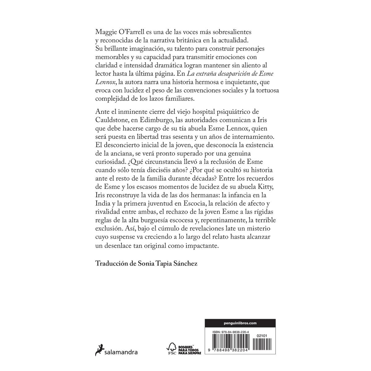 La extraña desaparición de Esme Lennox (Tapa blanda) 2