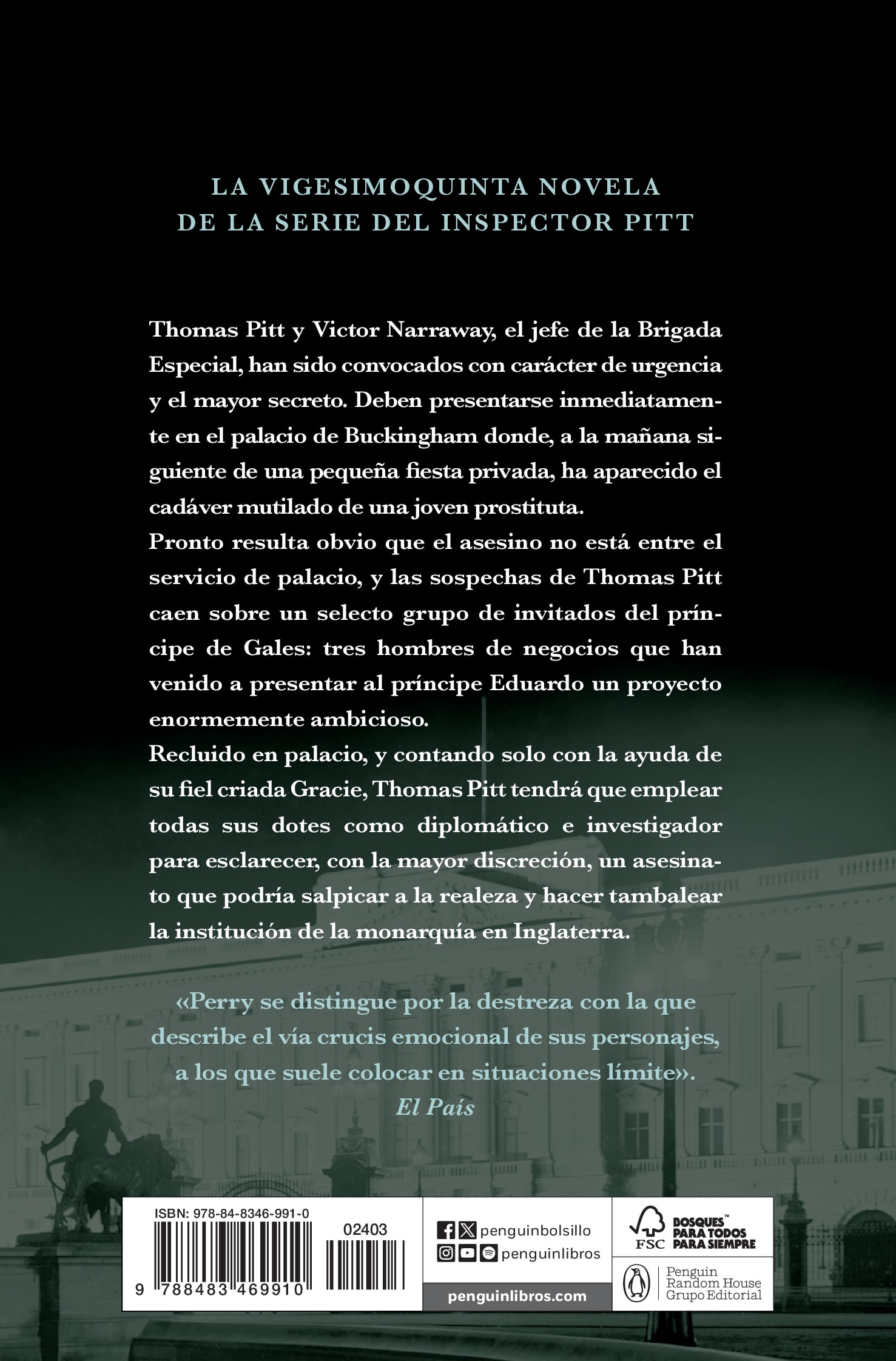 Un crimen en Buckingham Palace (Inspector Thomas Pitt 25) (Bolso) (Capa mole) 2