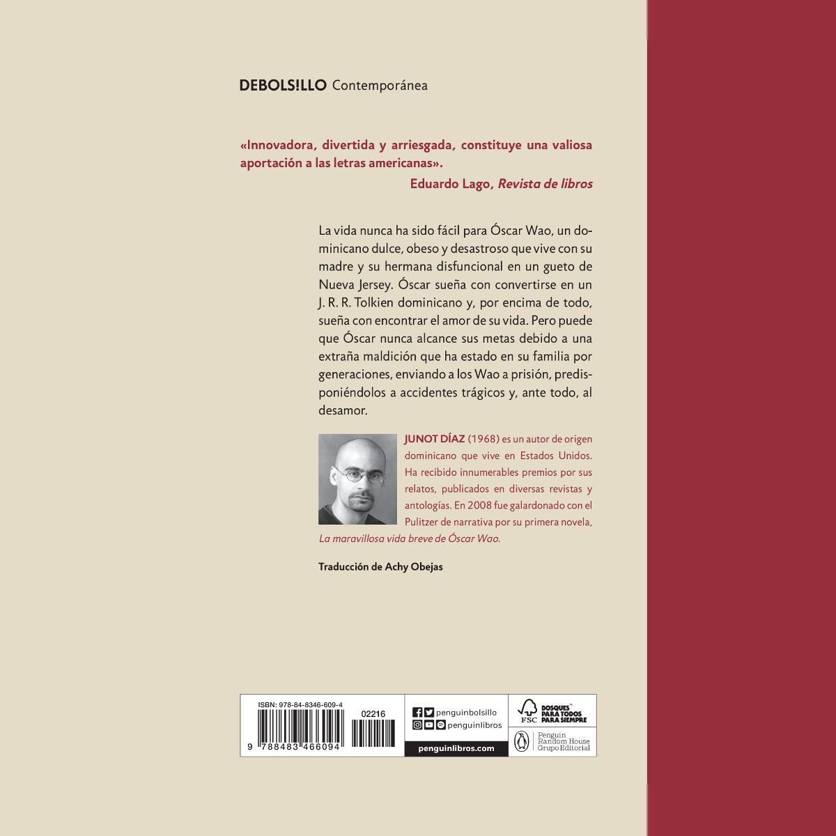 La maravillosa vida breve de Óscar Wao  (Tapa dura) 2