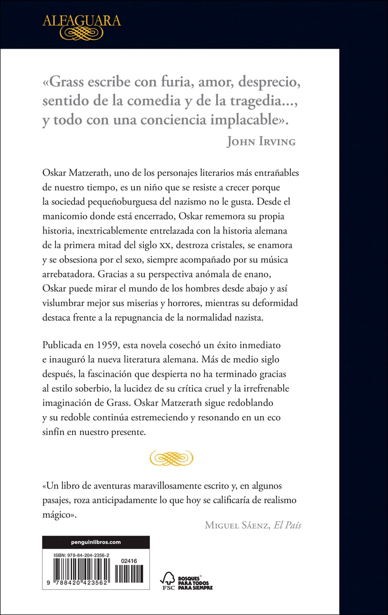 El tambor de hojalata (Trilogía de Danzig 1) (Capa mole) 2