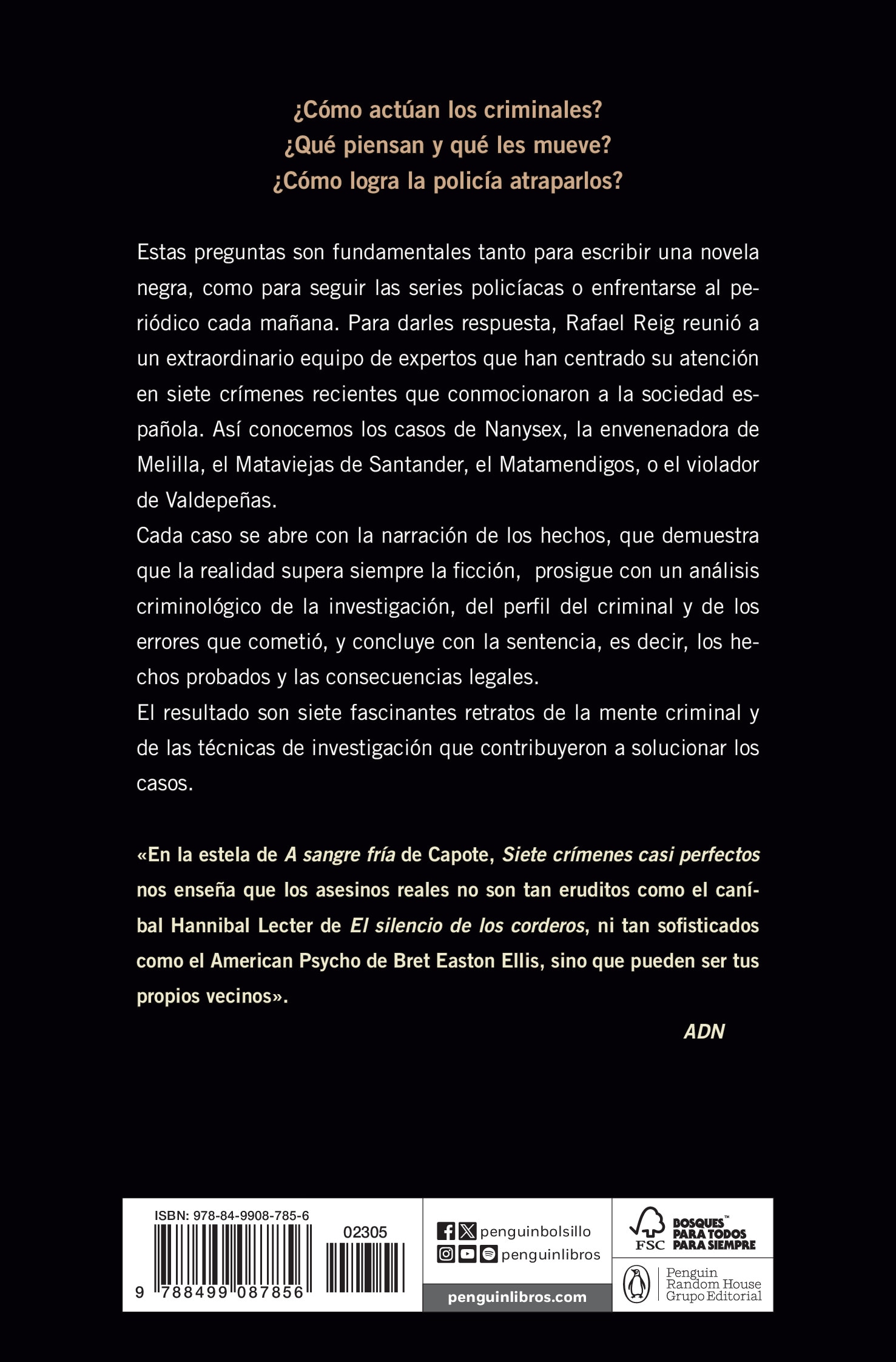 Siete crímenes casi perfectos: Una exploración de los siete casos más sonados en la España actual (Bolso) (Capa mole) 2