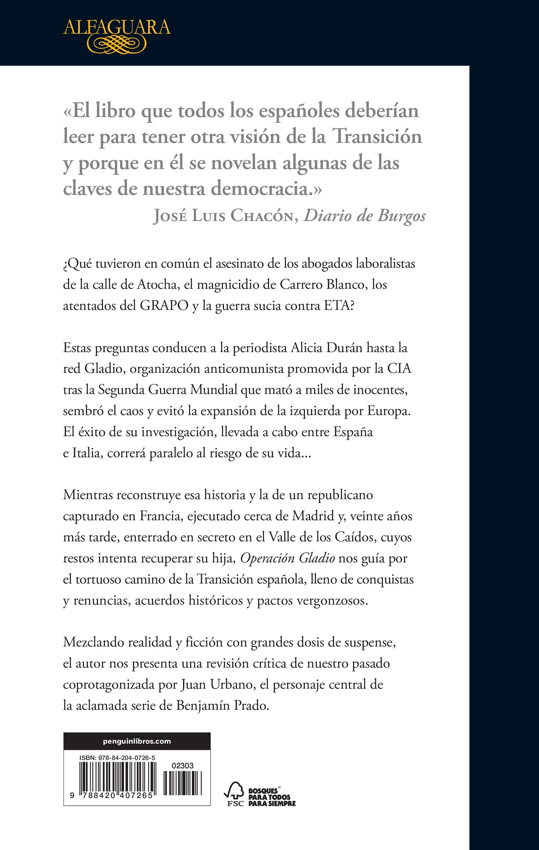 Operación Gladio (Los casos de Juan Urbano 2)  (Tapa blanda) 2