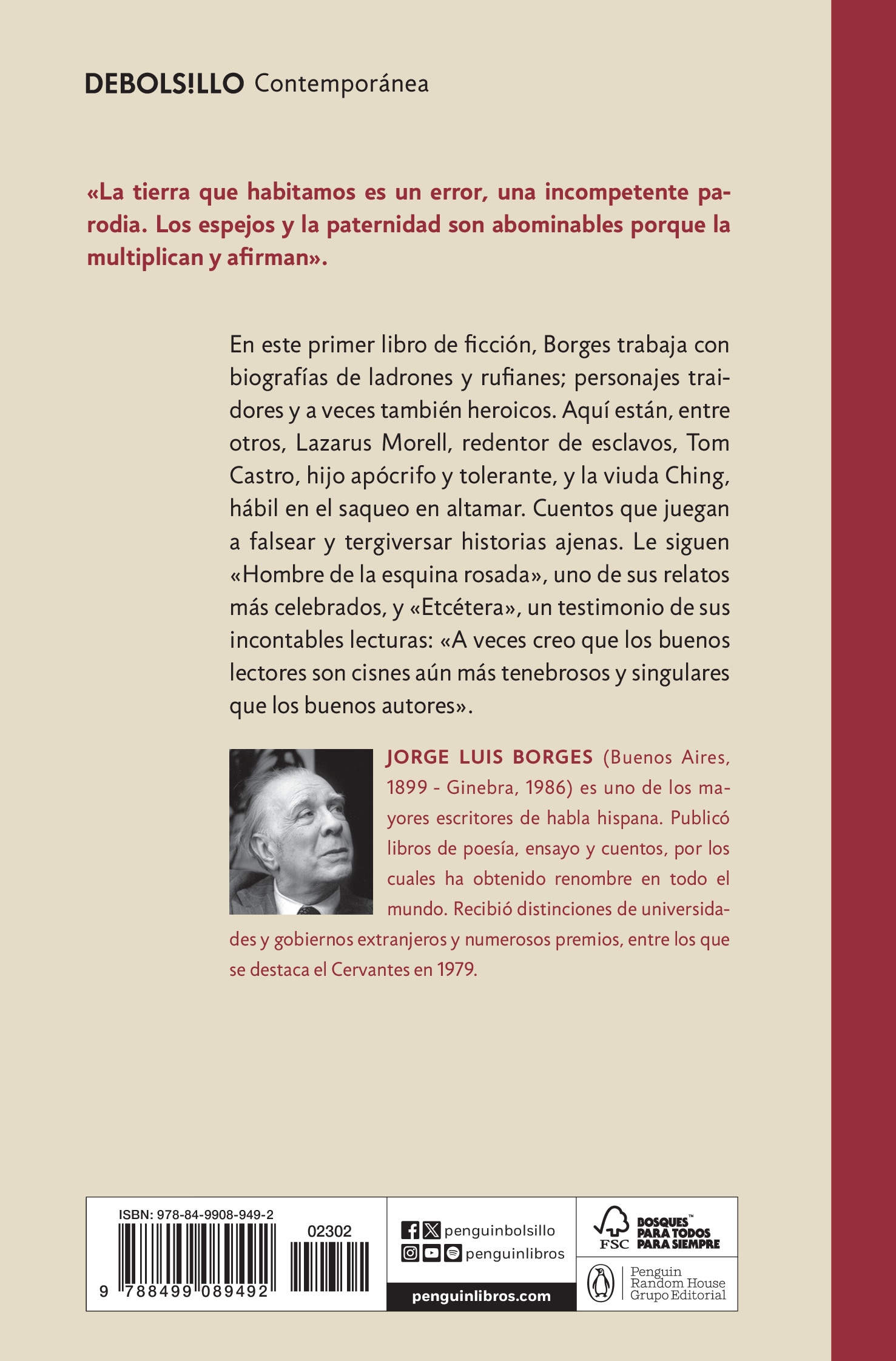 Historia universal de la infamia (Bolsillo) (Tapa blanda) 2