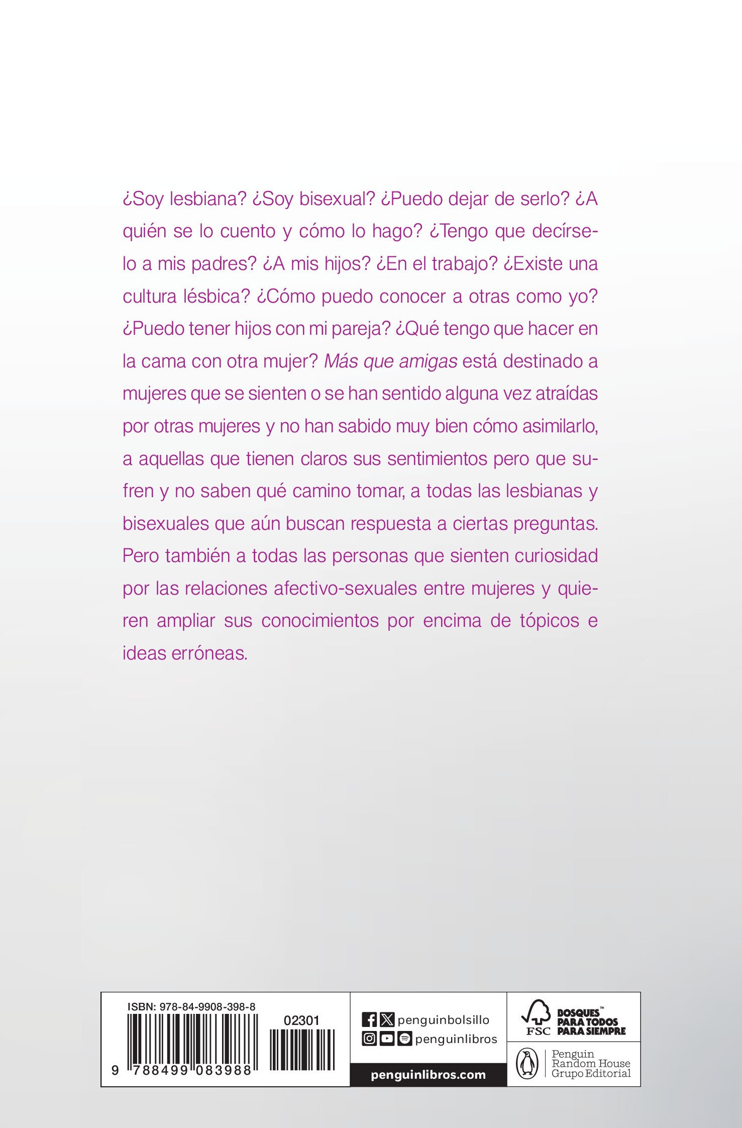 Más que amigas: Un libro que ayudará a resolver tus dudas(Bolsillo) (Tapa blanda) 2