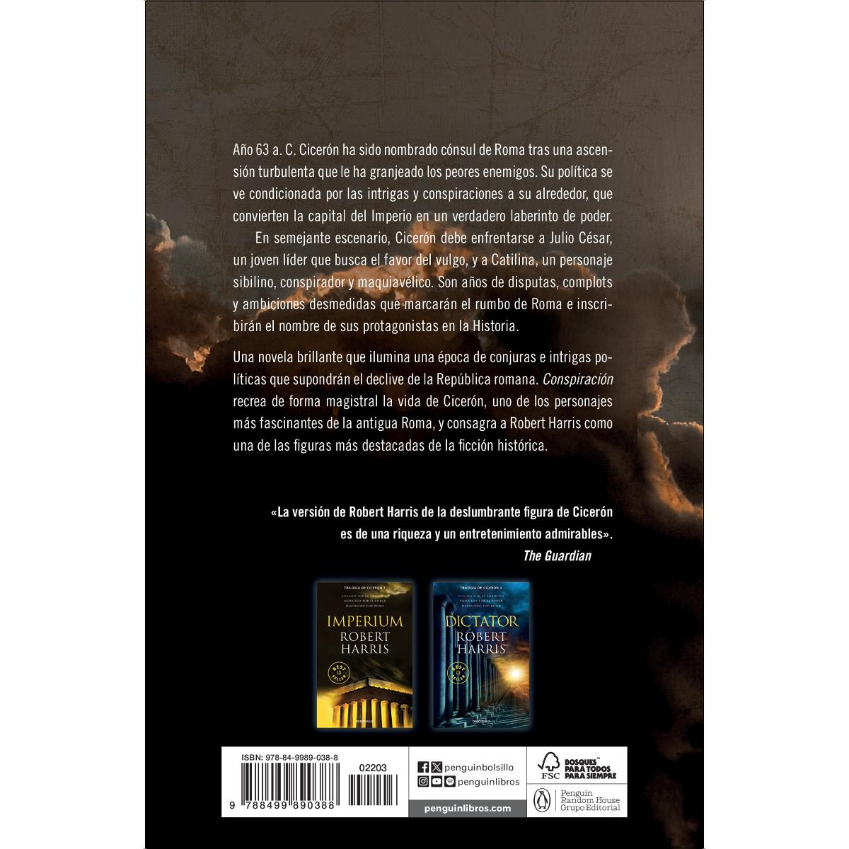 Conspiración (Trilogía de Cicerón 2) (Bolso) (Capa mole) 2