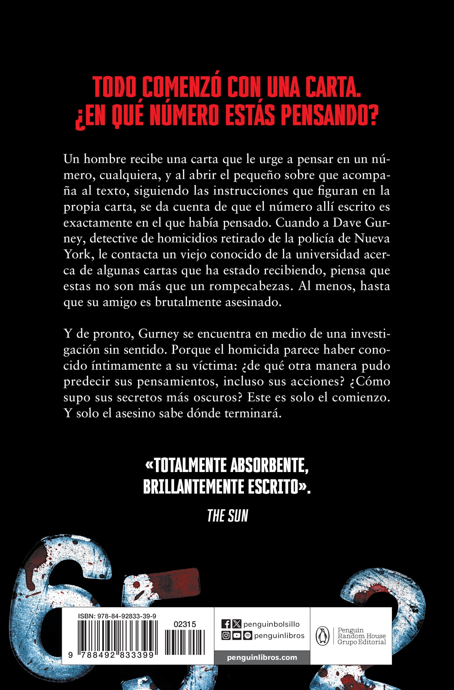 Sé lo que estás pensando (Serie David Gurney 1) (Capa mole) 2