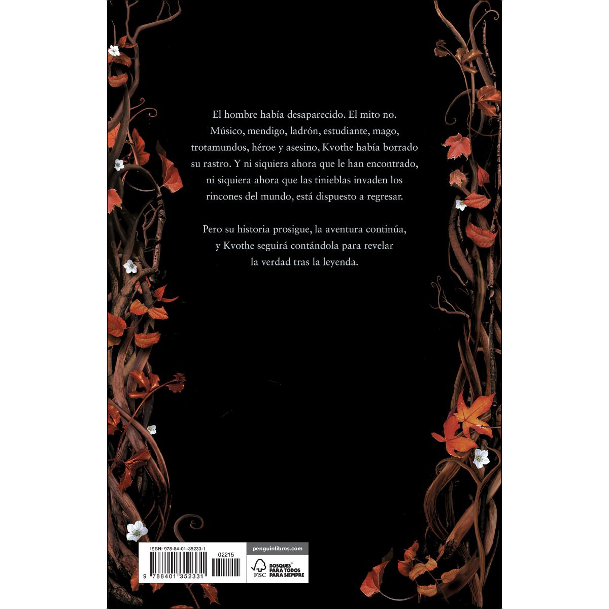 El temor de un hombre sabio (Crónica del asesino de reyes 2)  (Tapa dura) 2