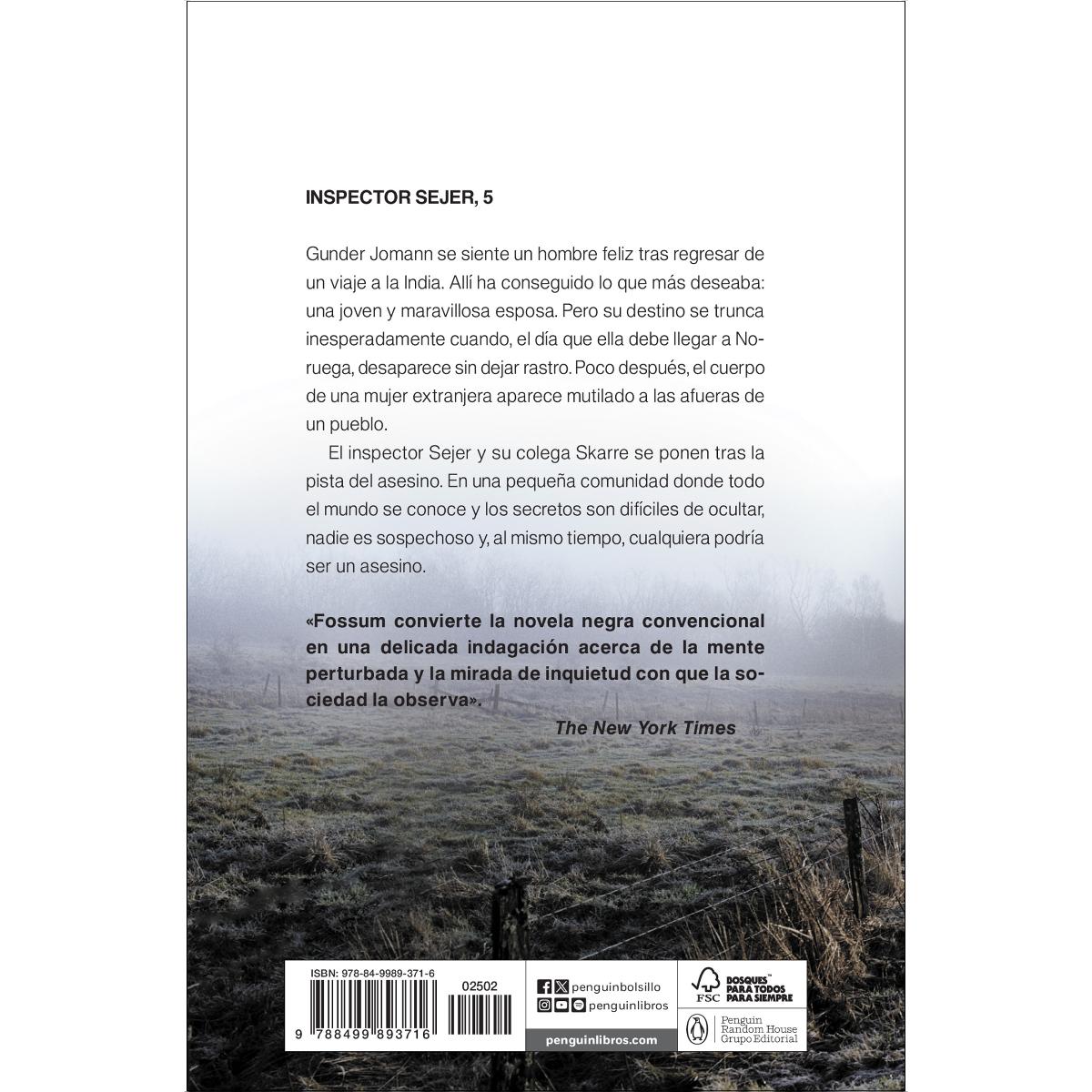 Una mujer en tu camino (inspector sejer 5) (Bolsillo) (Tapa blanda) 2
