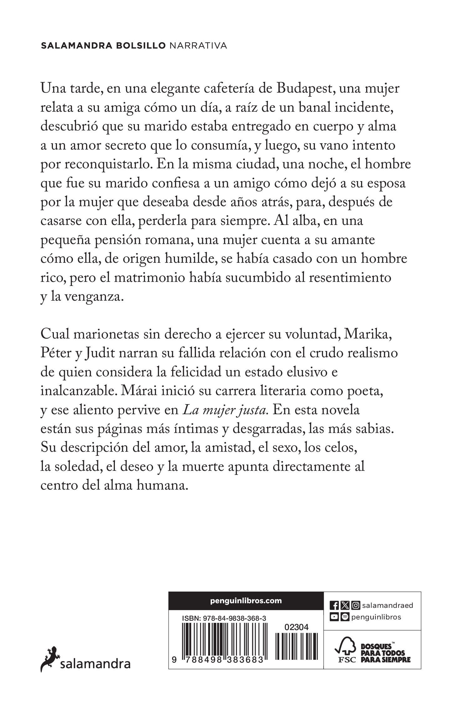 La mujer justa (Bolsillo) (Tapa blanda) 2