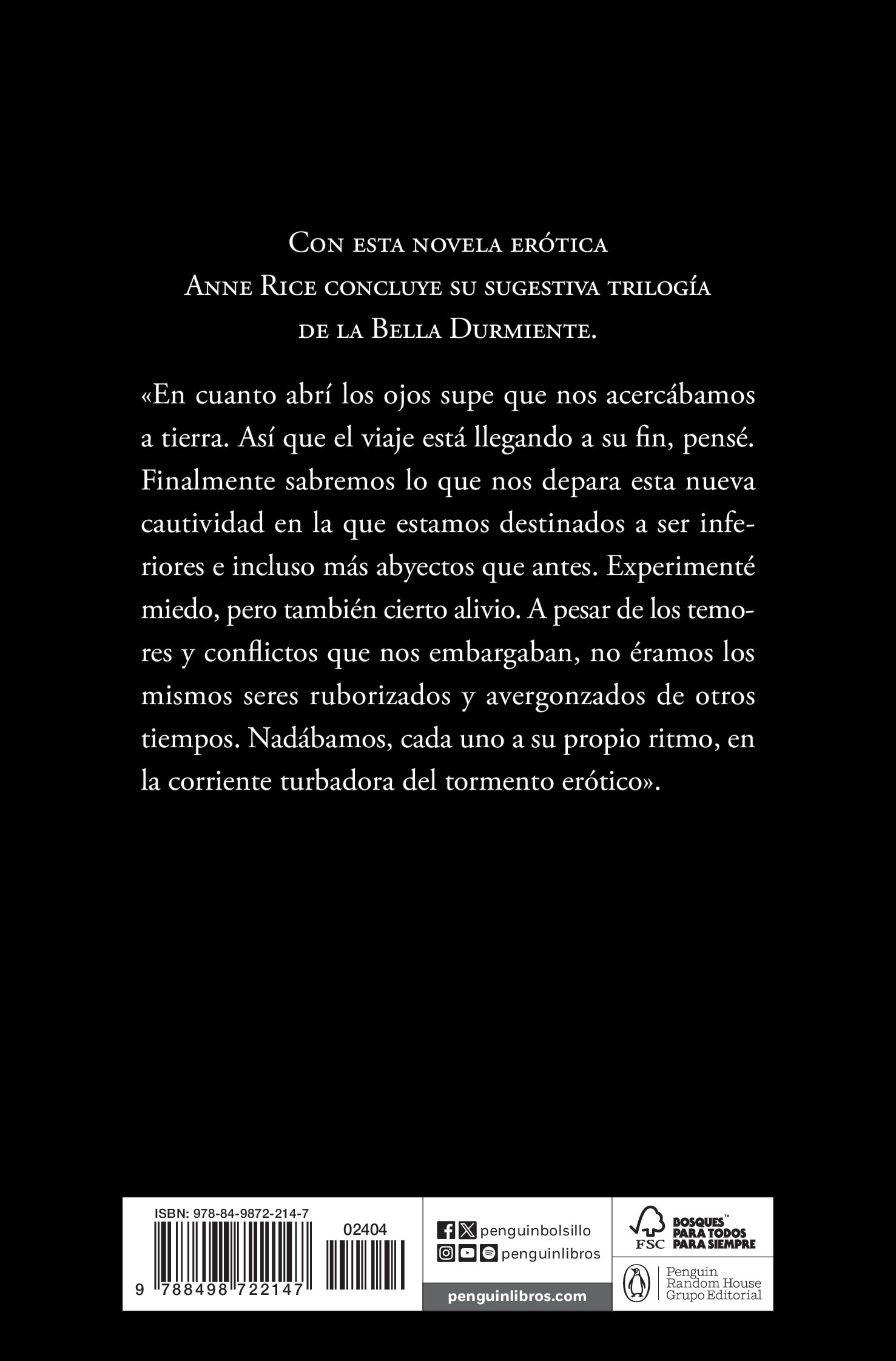 La liberación de la bella durmiente (saga de la bella durmiente 3)(Bolsillo) (Tapa blanda) 2