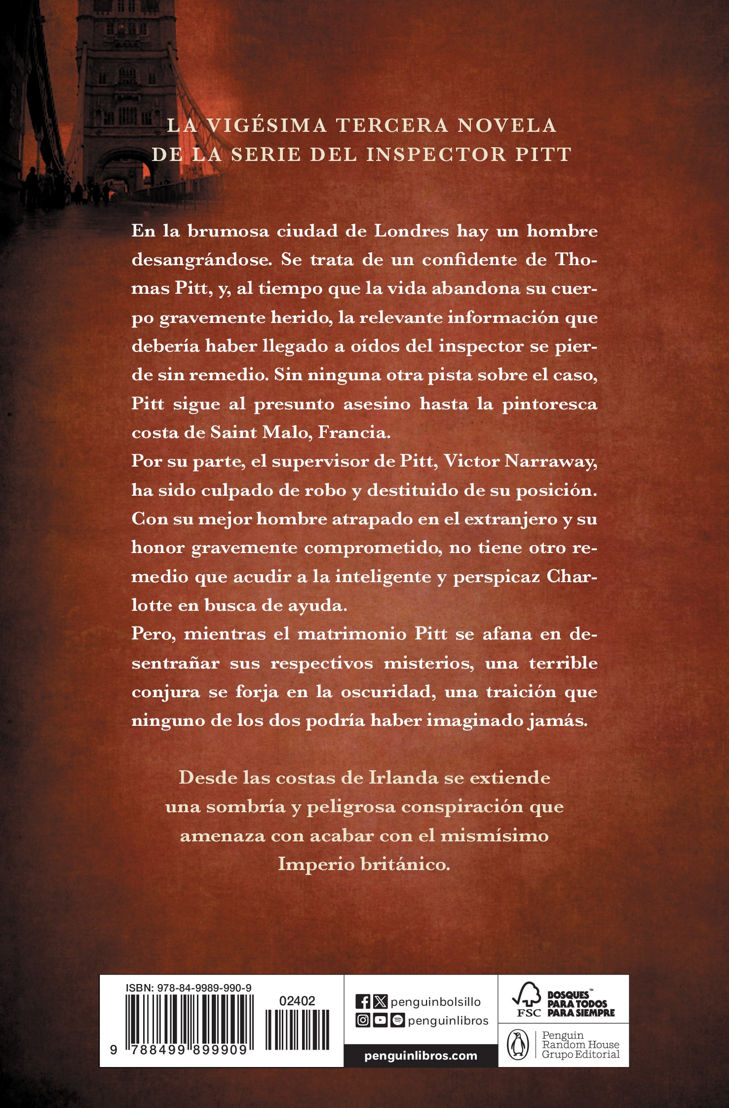 Traición en Lisson Grove (Inspector Thomas Pitt 26) (Bolso) (Capa mole) 2