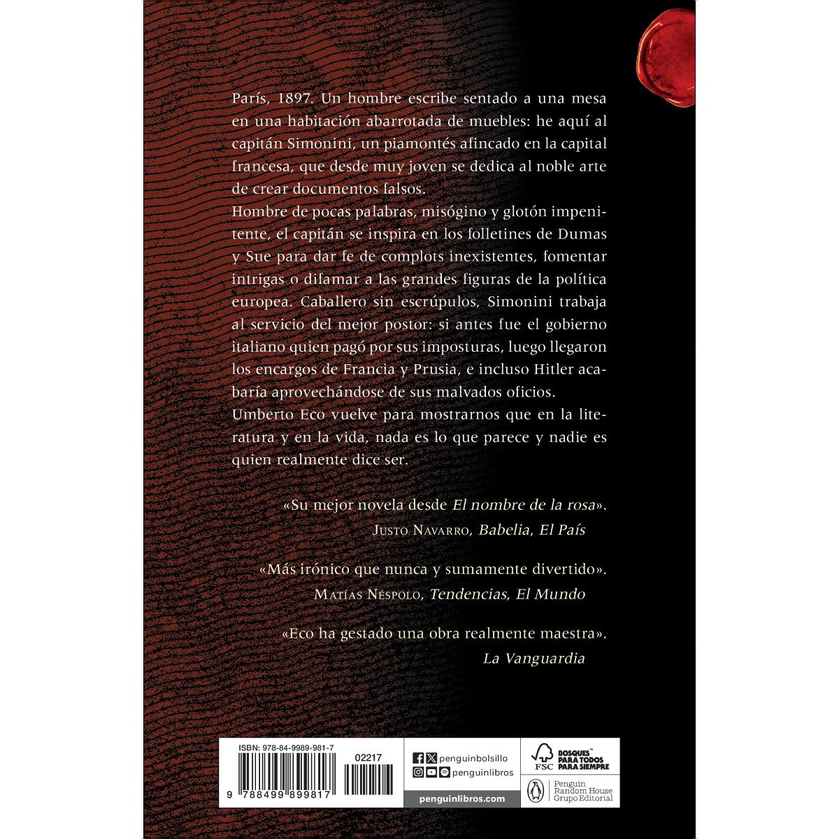 El cementerio de praga (Tapa blanda) 2