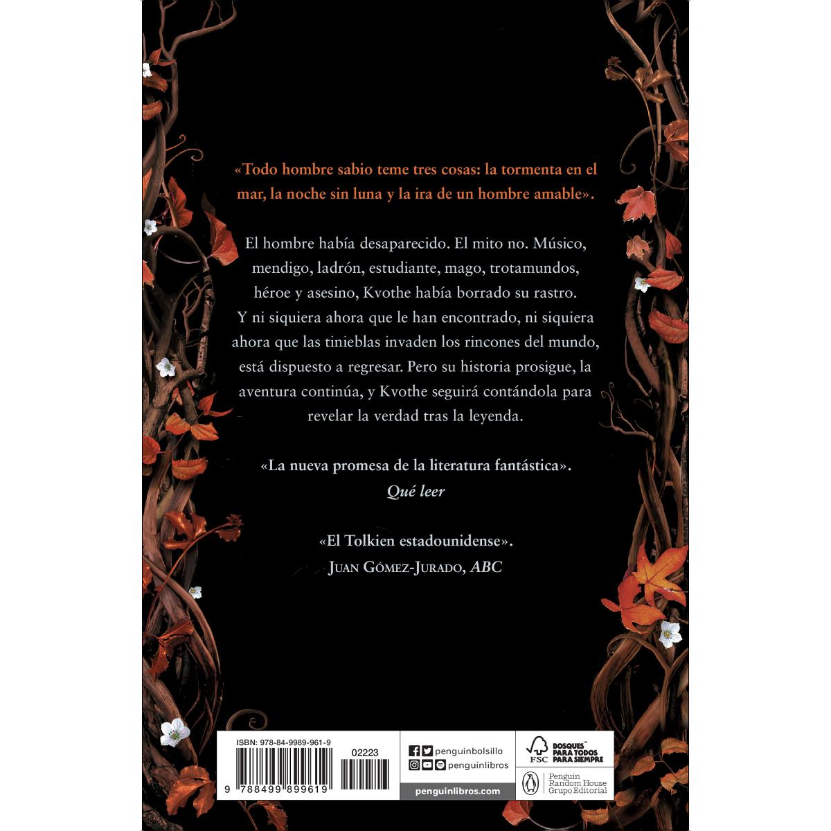 El temor de un hombre sabio (Crónica del asesino de reyes 2) (Bolsillo) (Tapa blanda) 2