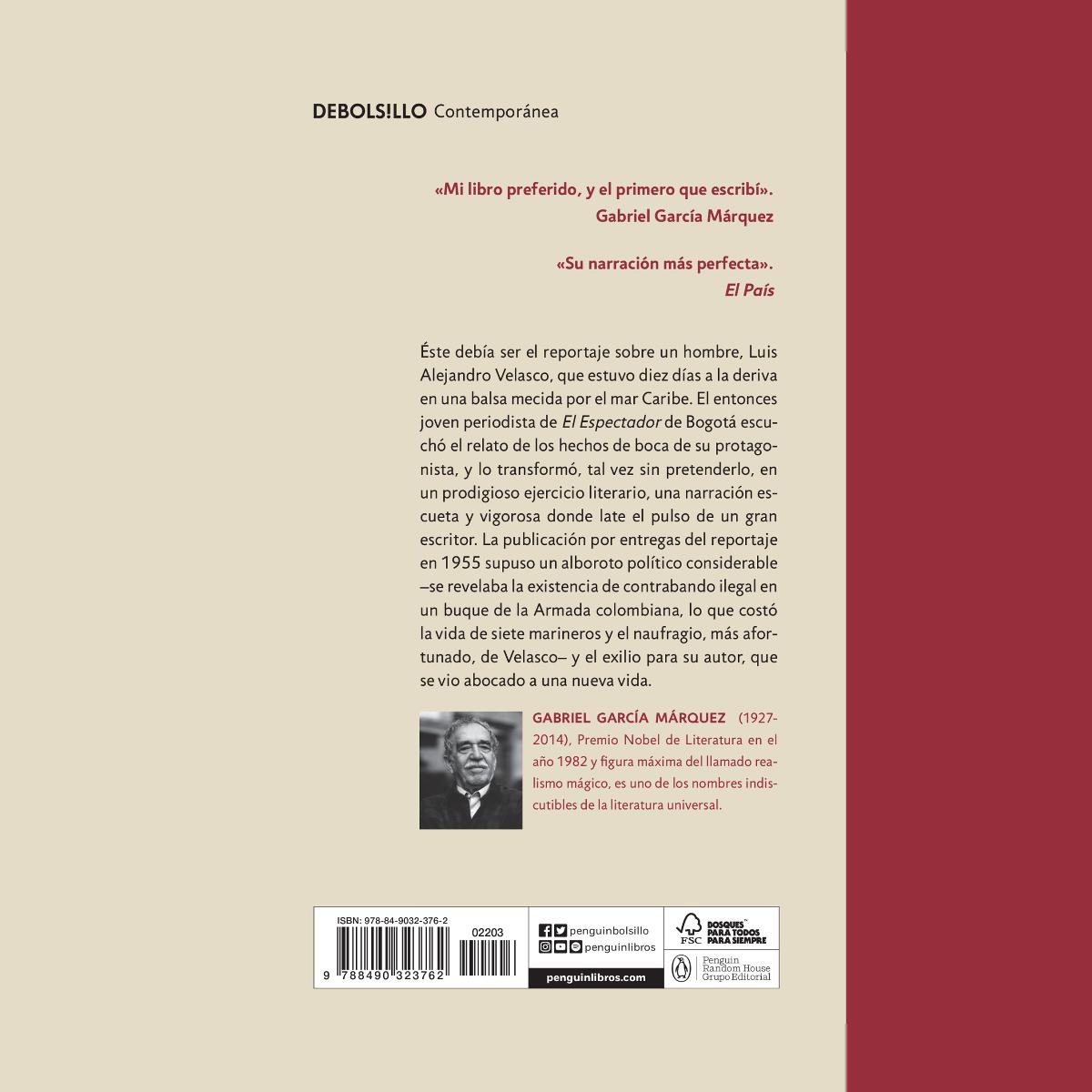 Relato de un náufrago (Bolsillo) (Tapa blanda) 2
